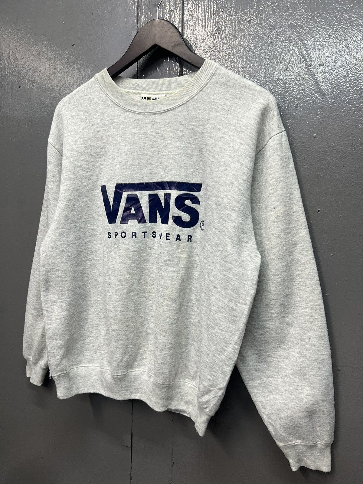 Vans VINTAGE VANS SPORTWEAR SPELLOUT SWEATSHIRT Size US M / EU 48-50 / 2 - 3 Thumbnail