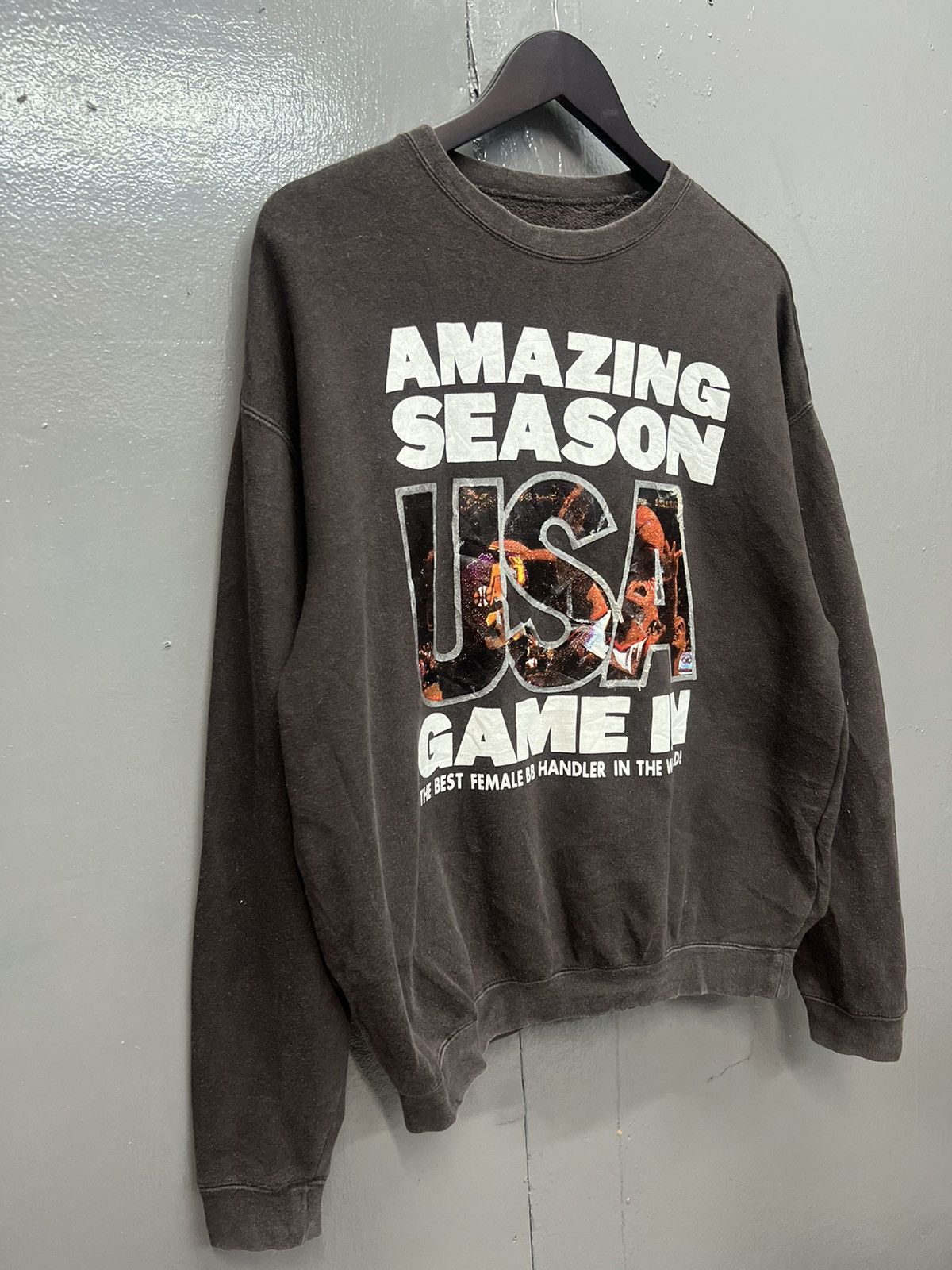 Japanese Brand VINTAGE USA BASKETBALL SWEATSHIRT Size US L / EU 52-54 / 3 - 2 Thumbnail