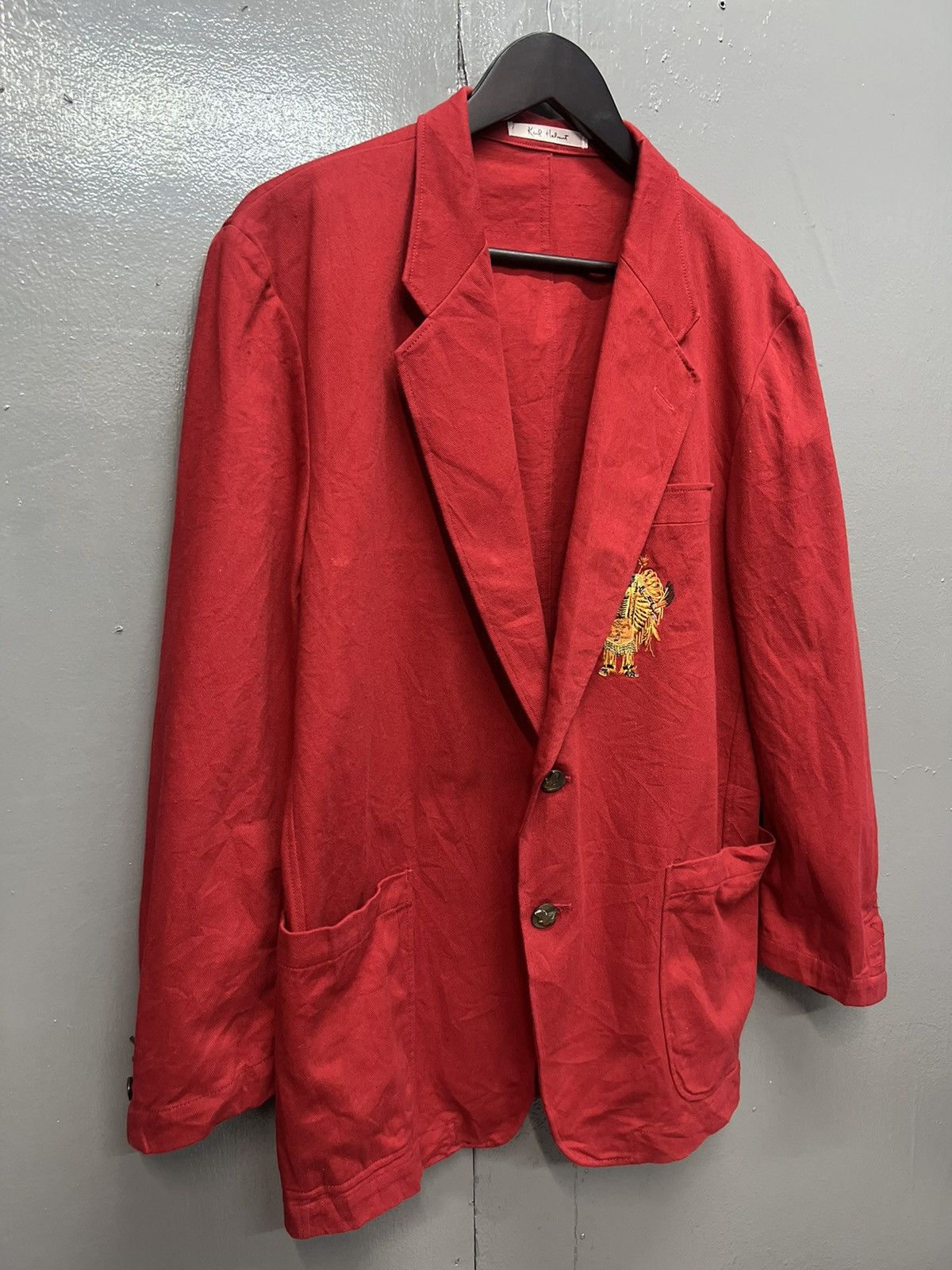 Karl Helmut VINTAGE KARL HELMUT BLAZER JACKET Size 46R - 3 Thumbnail