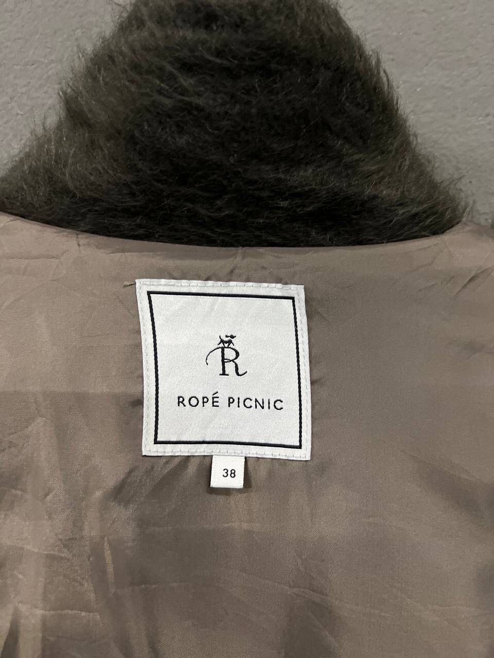 Japanese Brand ROPE PICNIC MOHAIR LONG JACKET Size XS / US 0-2 / IT 36-38 - 14 Thumbnail