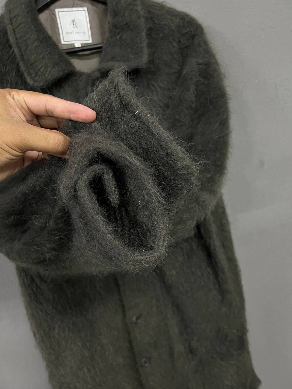 Japanese Brand ROPE PICNIC MOHAIR LONG JACKET Size XS / US 0-2 / IT 36-38 - 7 Thumbnail