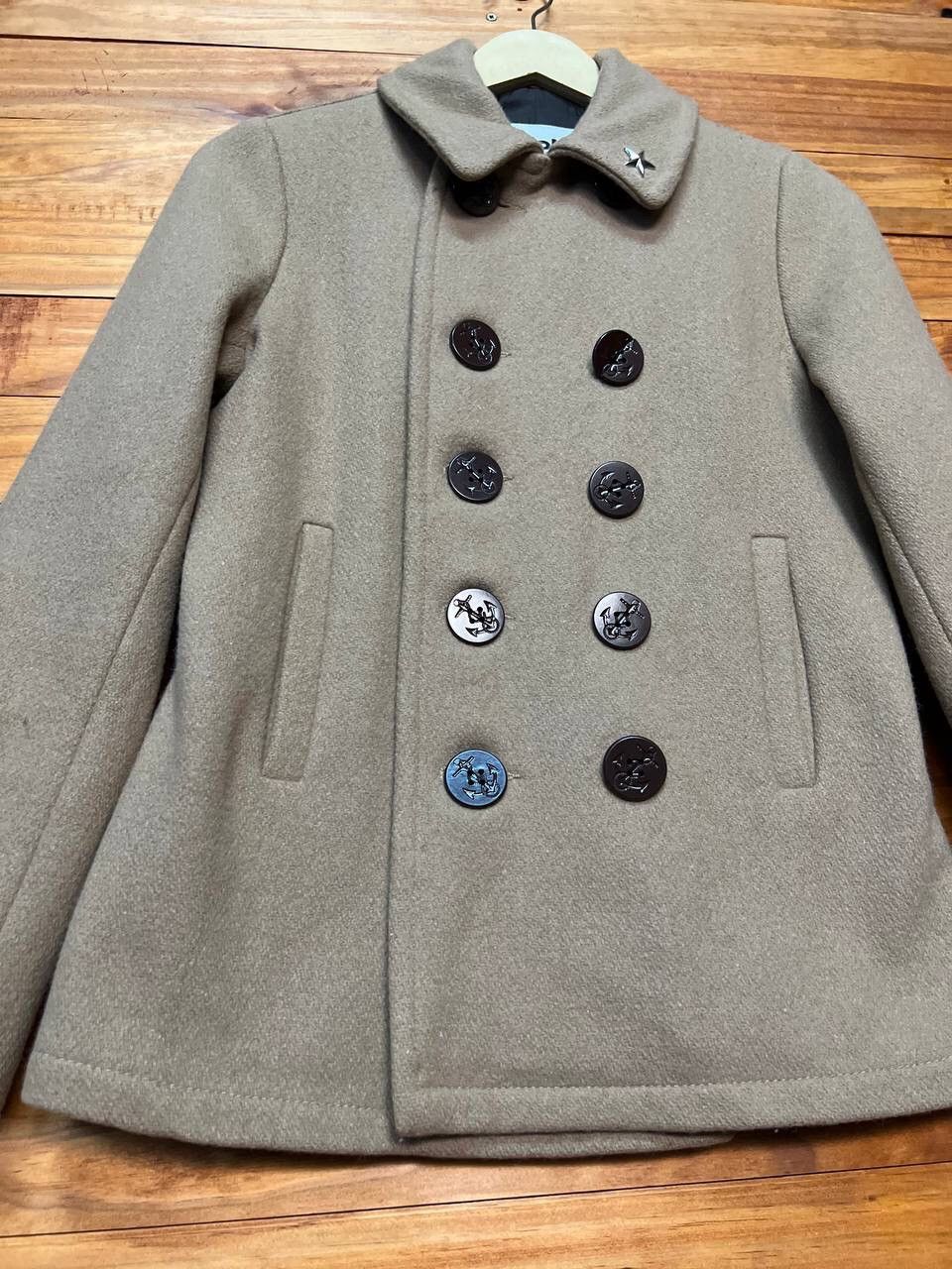 Japanese Brand SCHOTT X EARTH MUSIC & ECOLOGY PEACOAT JACKET Size US S / EU 44-46 / 1 - 5 Thumbnail