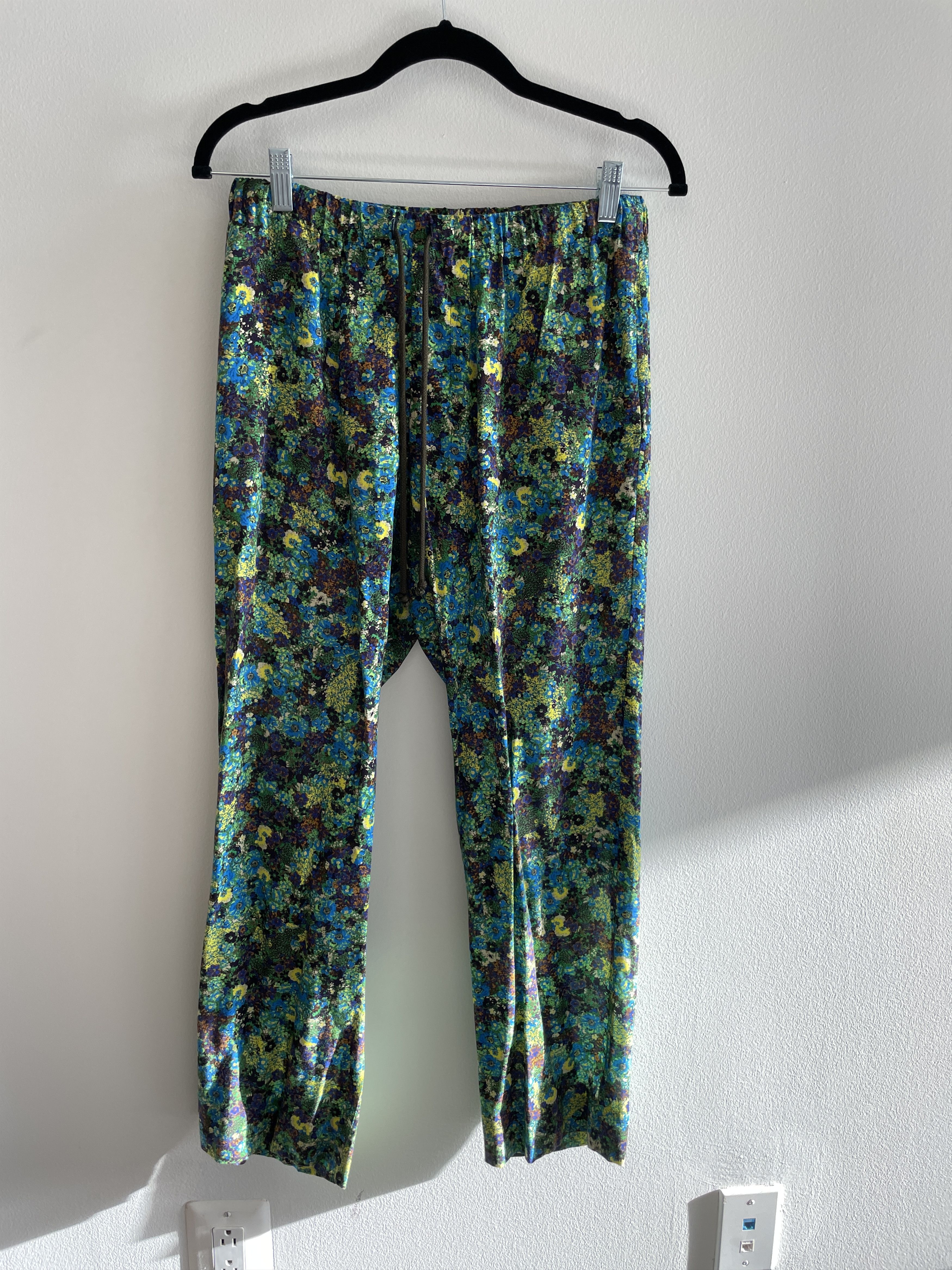 Dries Van Noten Dires Van Noten Printed Floral Pants Size US 30 / EU 46 - 2 Thumbnail