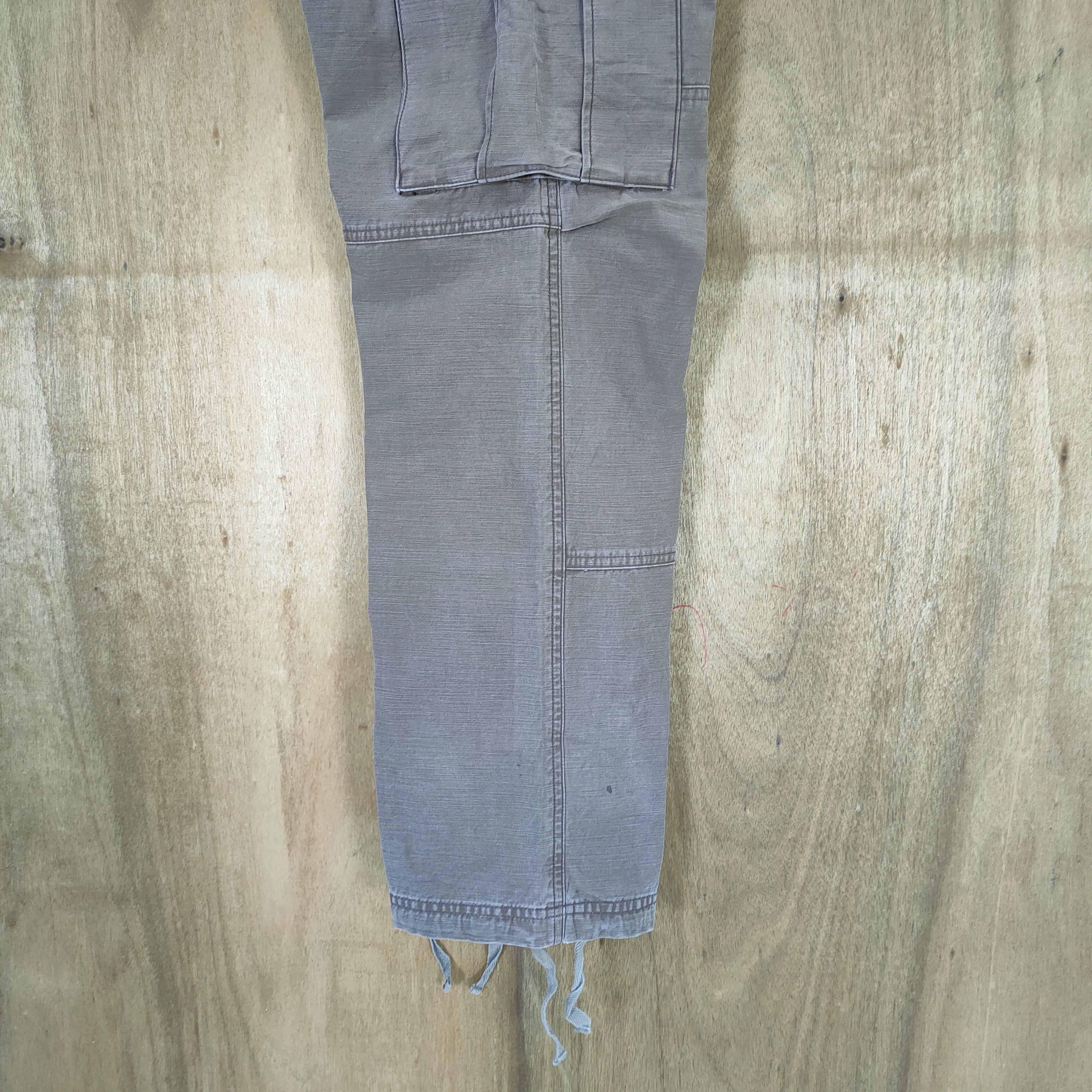 Japanese Brand VINTAGE BLUE LABEL FADED BROWN CARGO PANTS Size US 34 / EU 50 - 14 Thumbnail