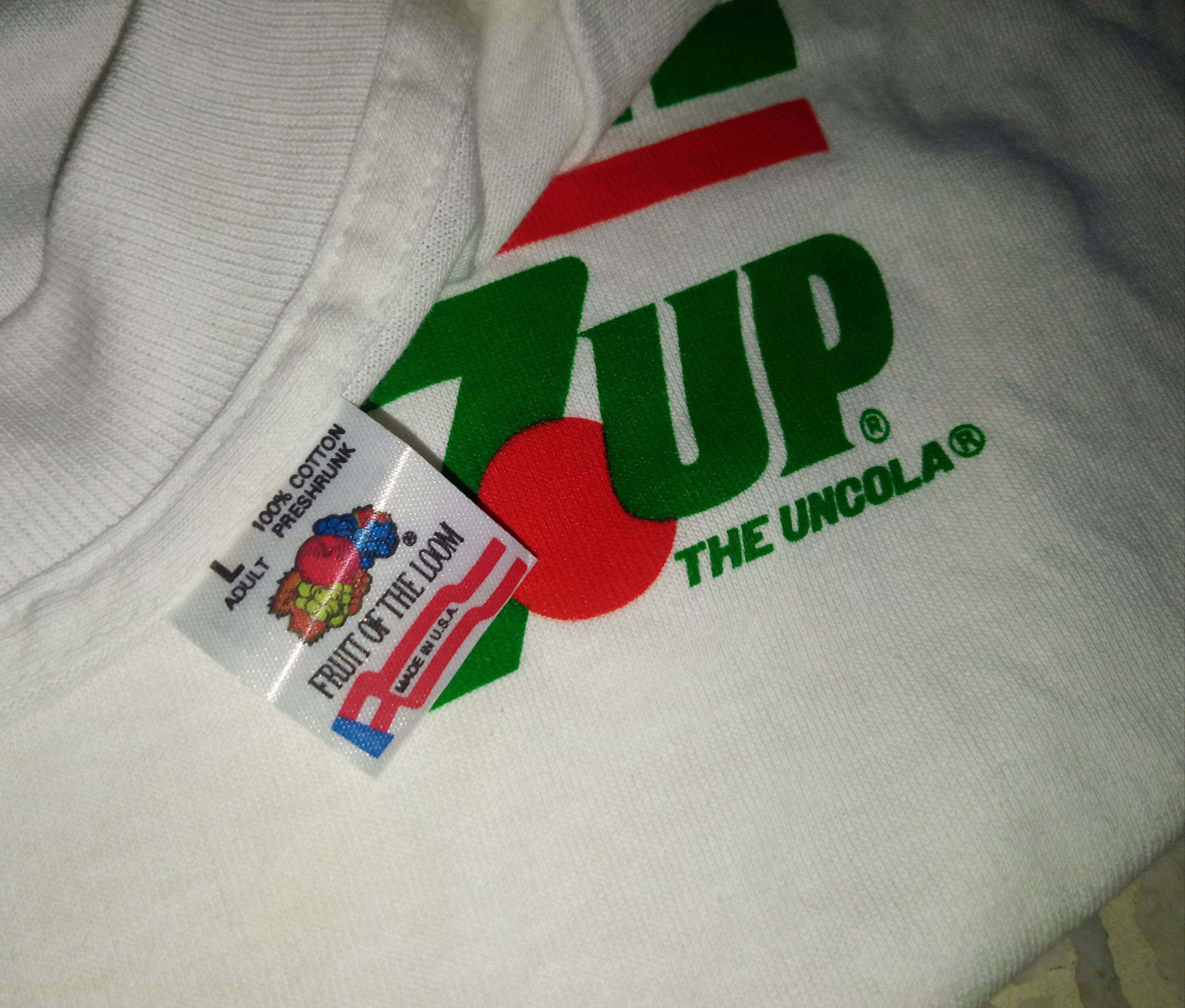 Fruit Of The Loom × Vintage FINAL PRICE Vintage DEADSTOCK 7UP soda pepsi coca cola Size US L / EU 52-54 / 3 - 5 Thumbnail