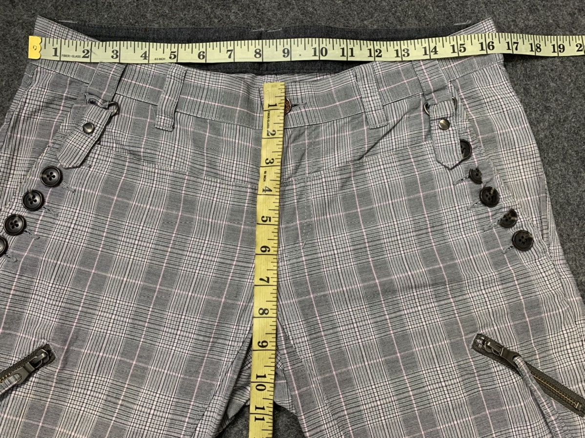 Seditionaries PPFM Eastern Rock Plaid Pant Bondage Cyber Punk Spike Size 32" / US 10 / IT 46 - 9 Thumbnail