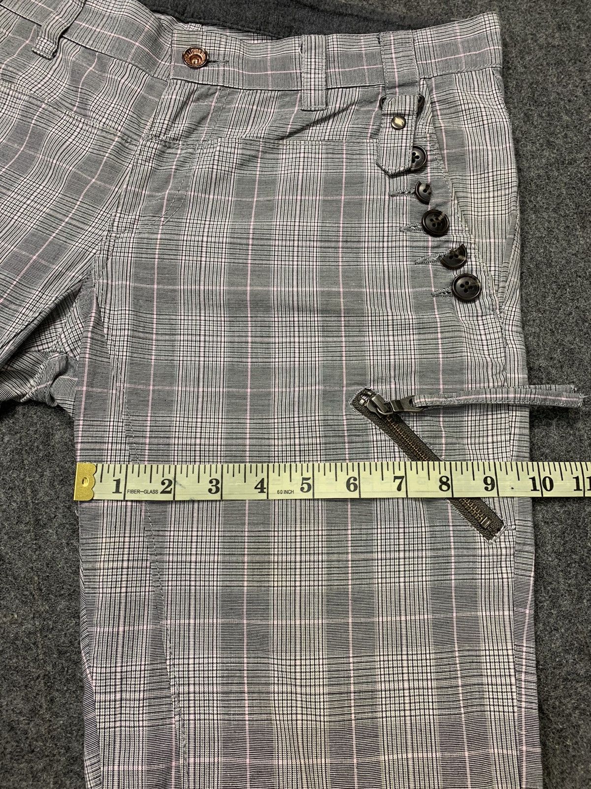 Seditionaries PPFM Eastern Rock Plaid Pant Bondage Cyber Punk Spike Size 32" / US 10 / IT 46 - 11 Thumbnail