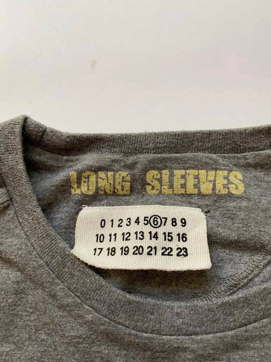 Maison Margiela ⚡️QUICK SALE⚡️2004 Margiela MM6 Grey Long Sleeves Tshirt Size S / US 4 / IT 40 - 3 Thumbnail