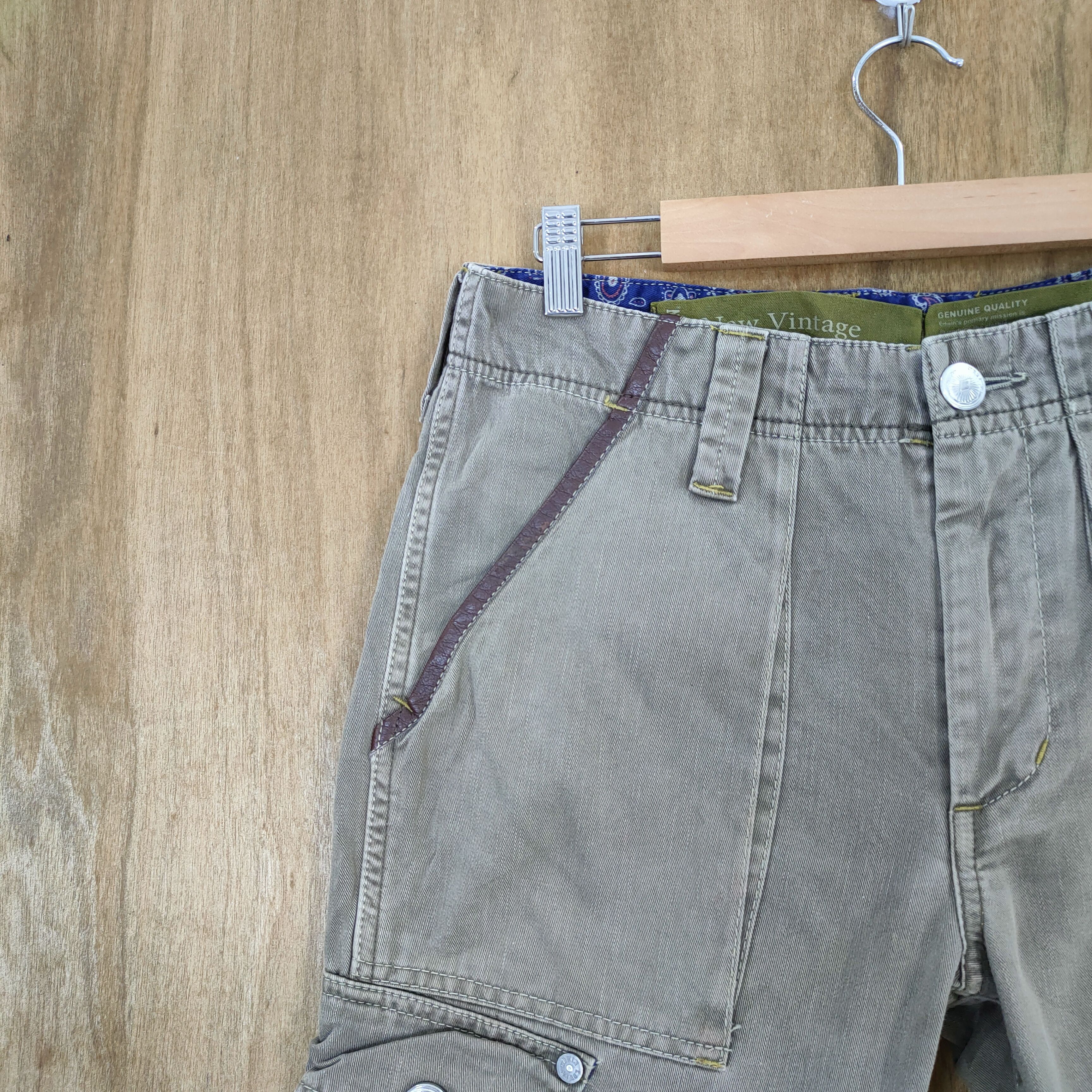 Japanese Brand JAPANESE BRAND FADED CARGO PANTS Size US 30 / EU 46 - 4 Thumbnail