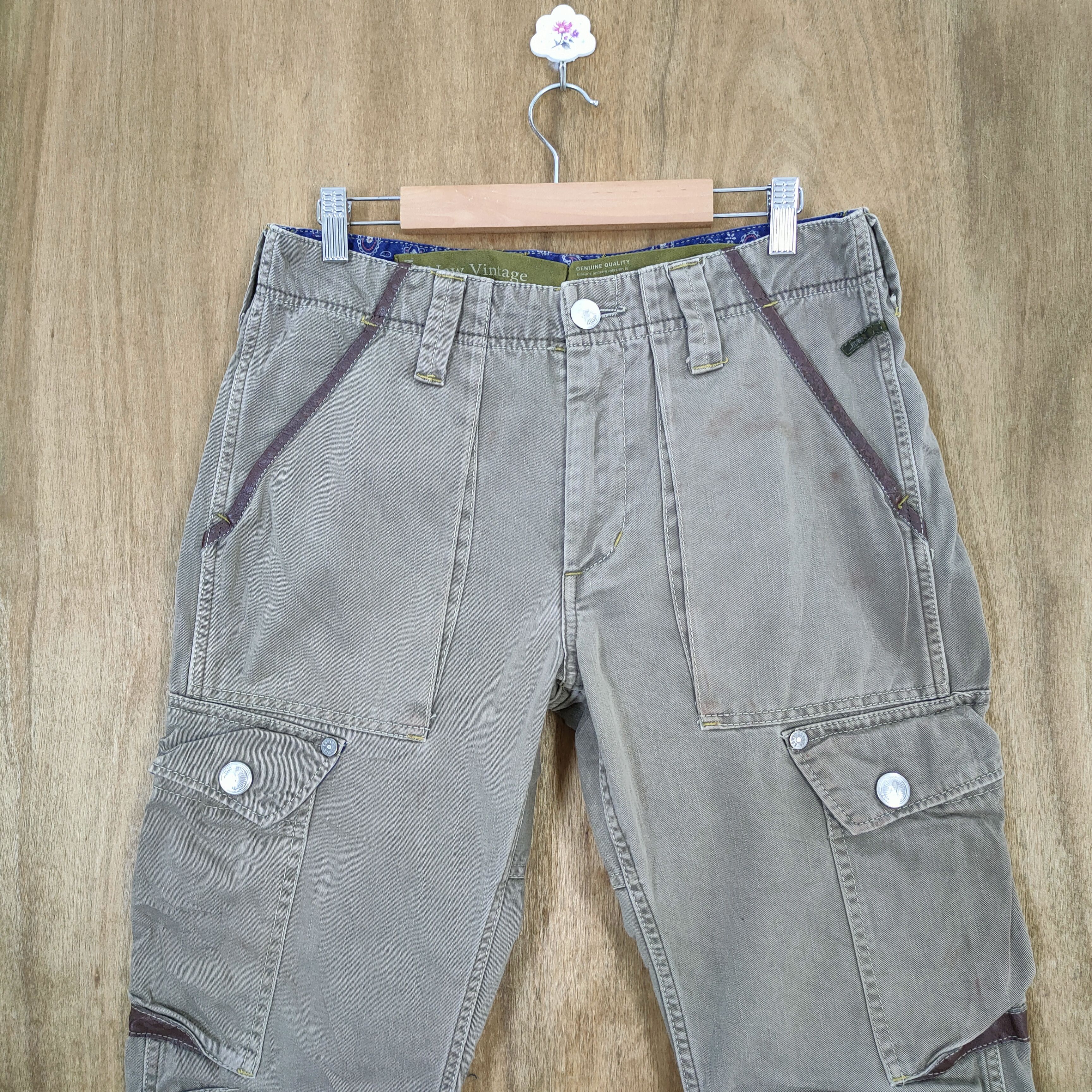 Japanese Brand JAPANESE BRAND FADED CARGO PANTS Size US 30 / EU 46 - 2 Thumbnail