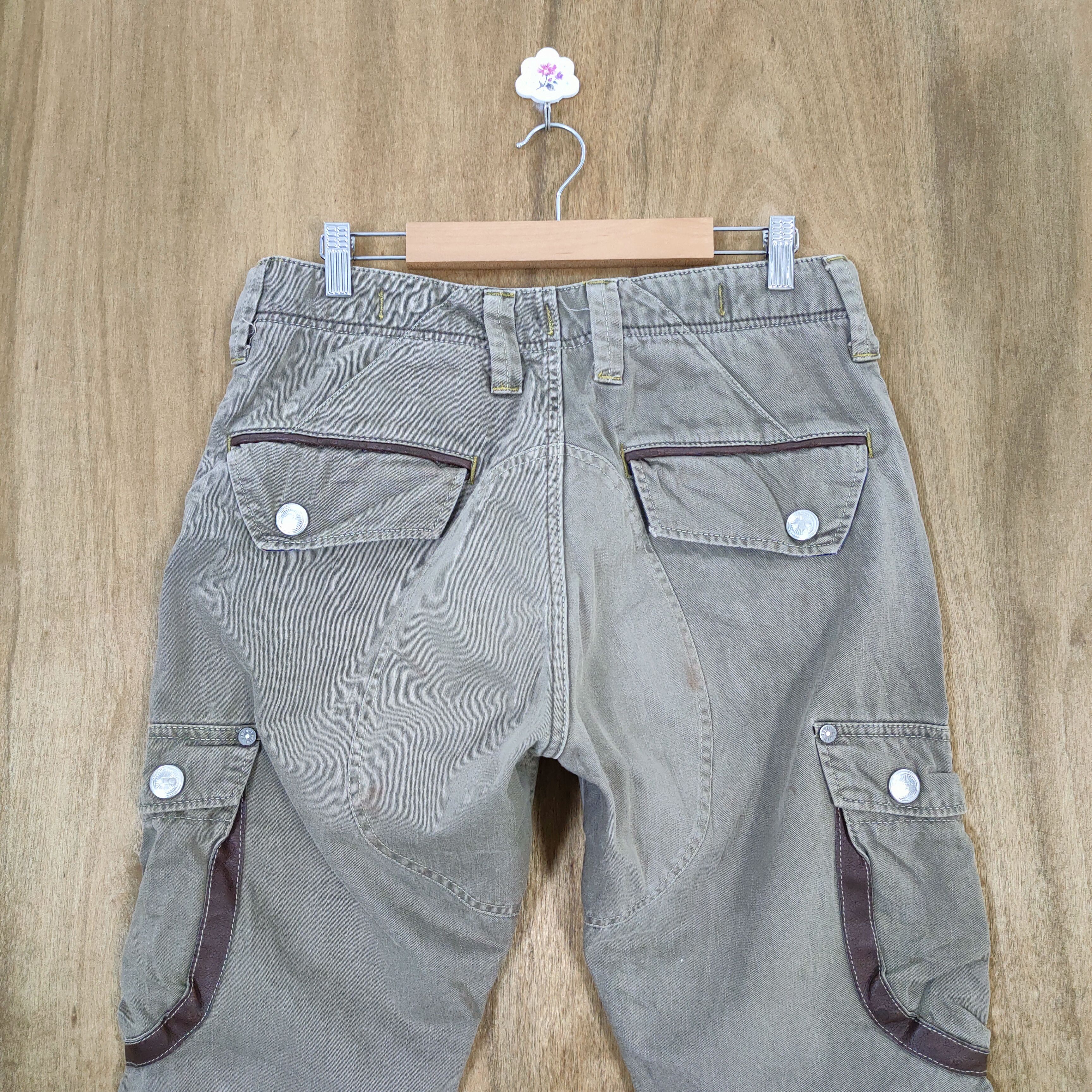 Japanese Brand JAPANESE BRAND FADED CARGO PANTS Size US 30 / EU 46 - 10 Thumbnail