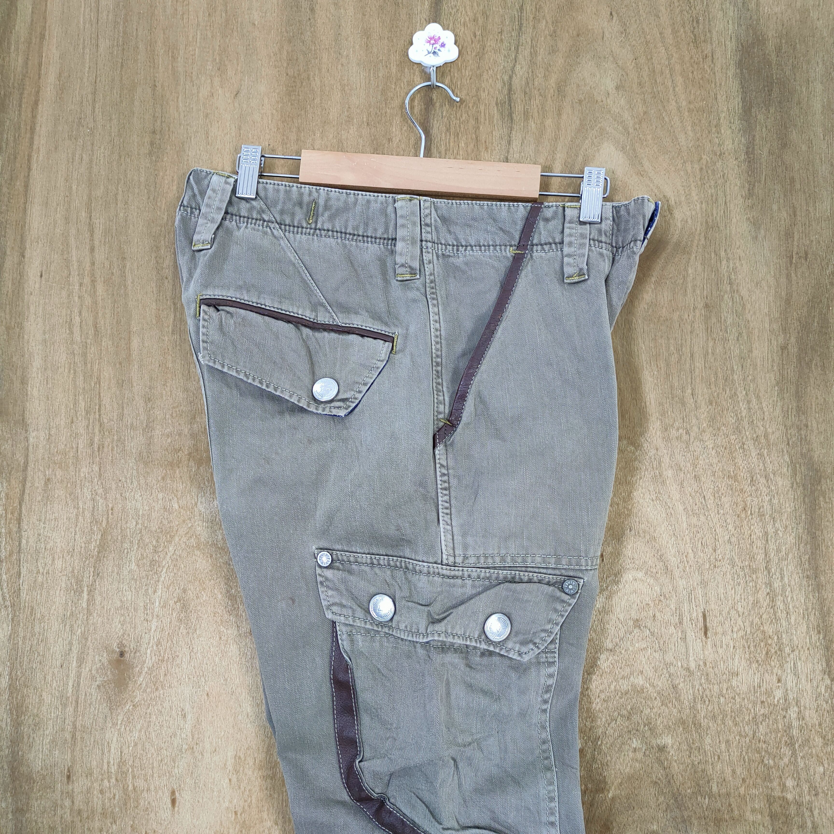 Japanese Brand JAPANESE BRAND FADED CARGO PANTS Size US 30 / EU 46 - 16 Thumbnail