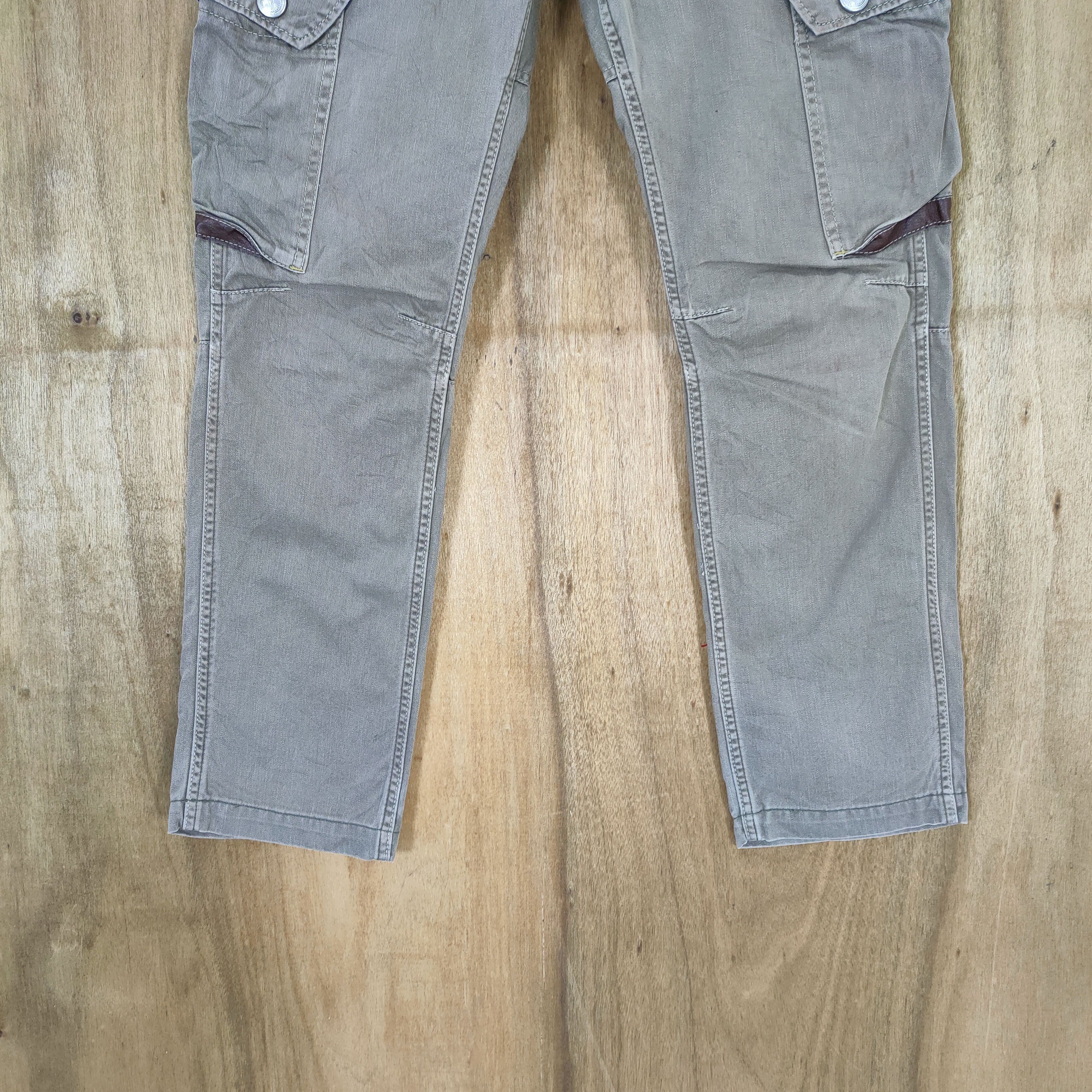 Japanese Brand JAPANESE BRAND FADED CARGO PANTS Size US 30 / EU 46 - 3 Thumbnail