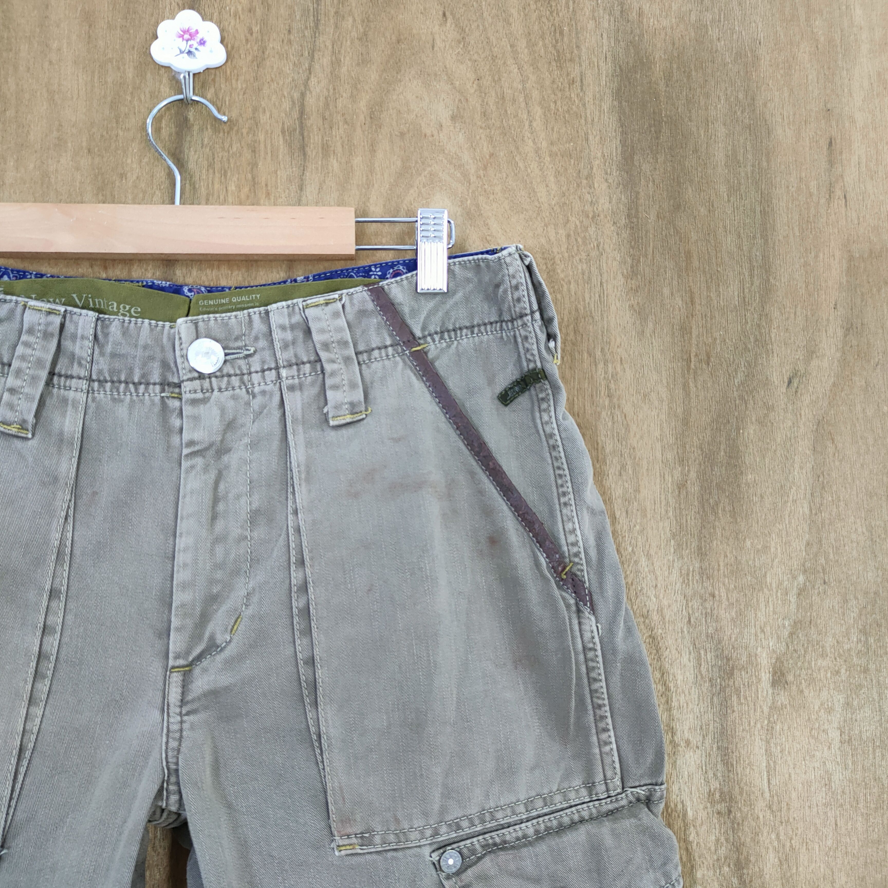 Japanese Brand JAPANESE BRAND FADED CARGO PANTS Size US 30 / EU 46 - 5 Thumbnail
