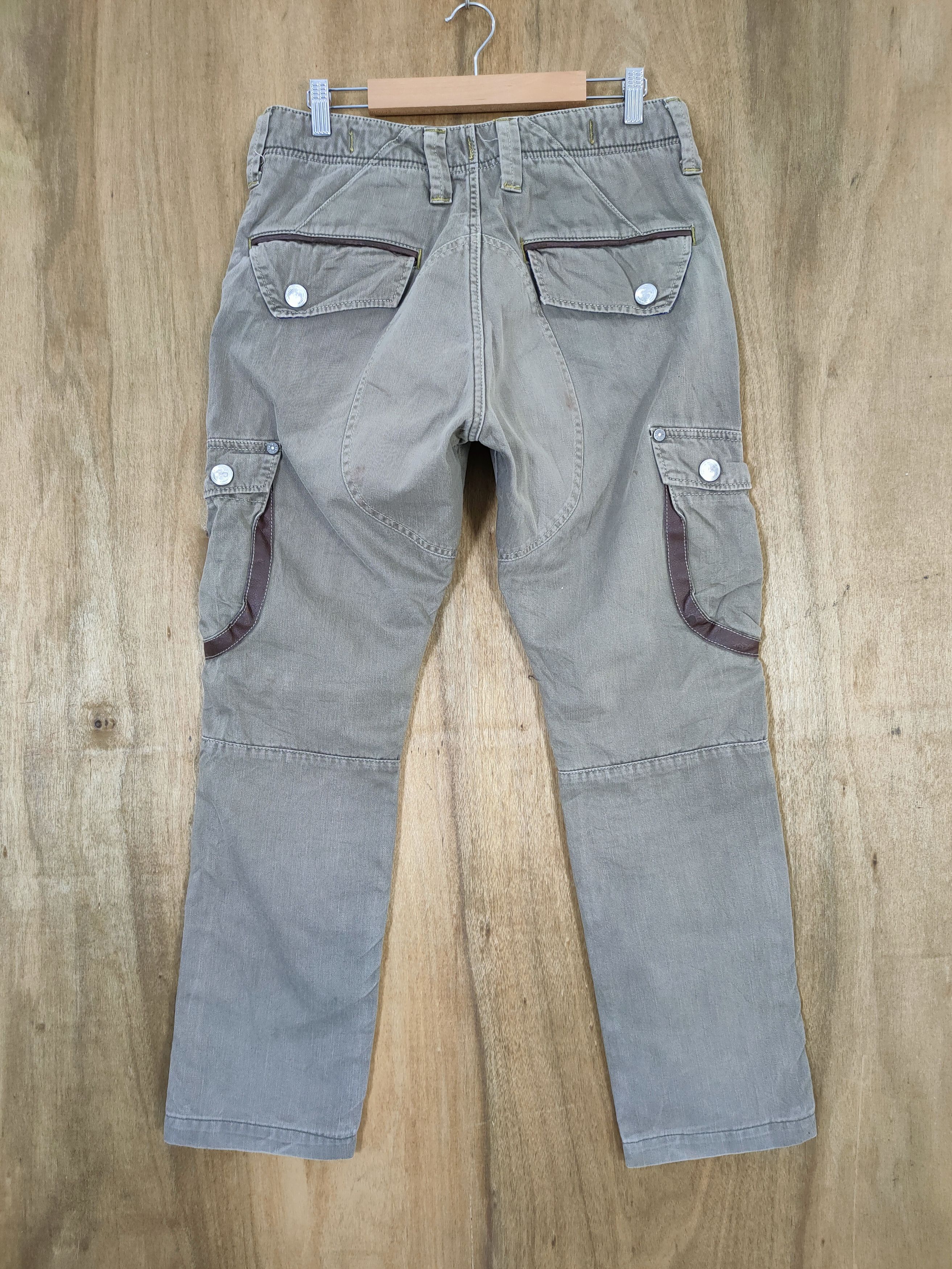 Japanese Brand JAPANESE BRAND FADED CARGO PANTS Size US 30 / EU 46 - 9 Thumbnail