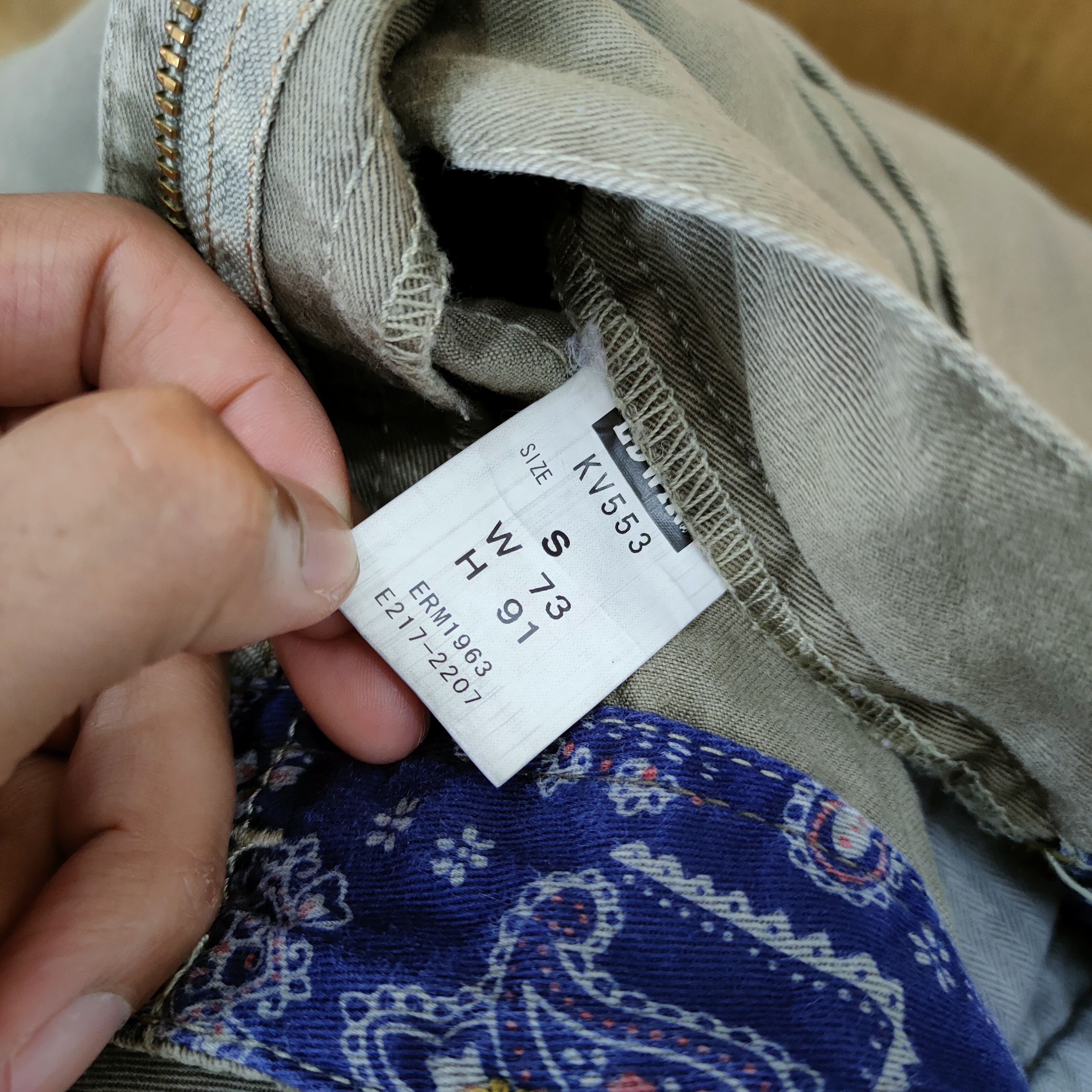 Japanese Brand JAPANESE BRAND FADED CARGO PANTS Size US 30 / EU 46 - 13 Thumbnail