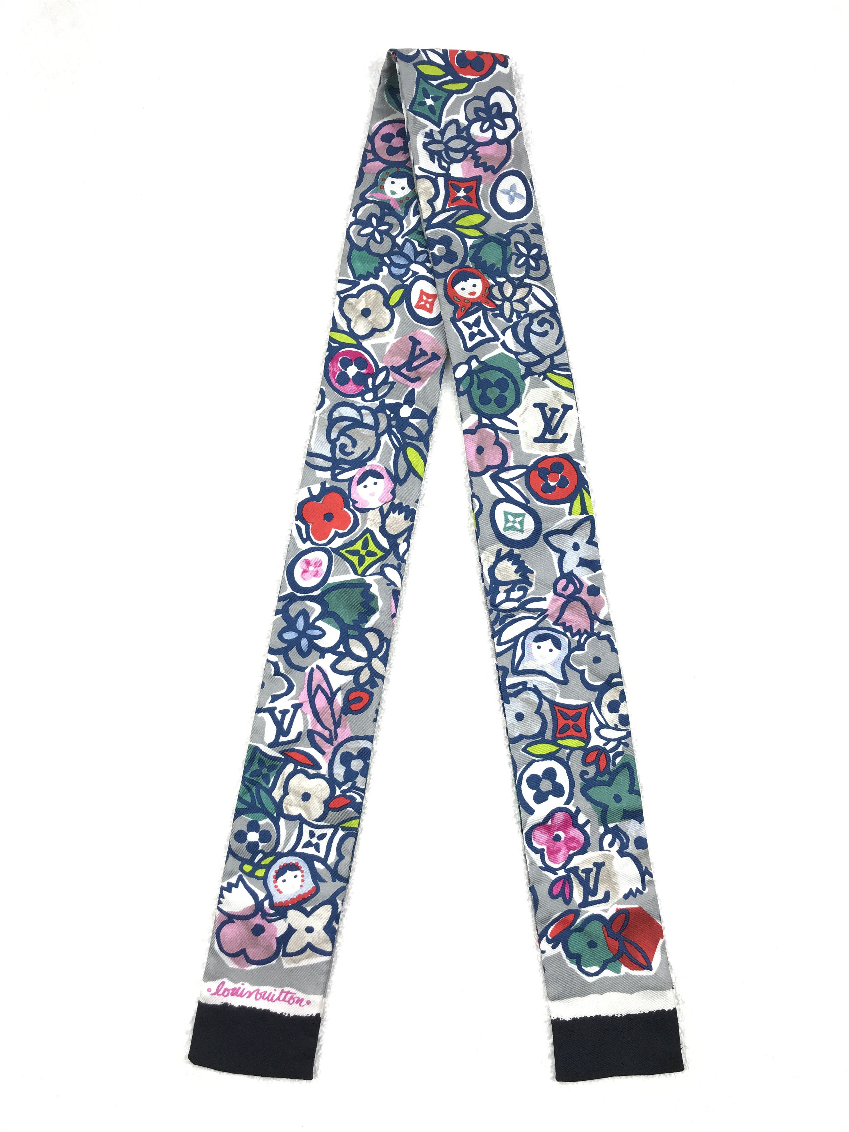 Louis Vuitton Louis Vuitton Twilly Silk x murakami design | Grailed