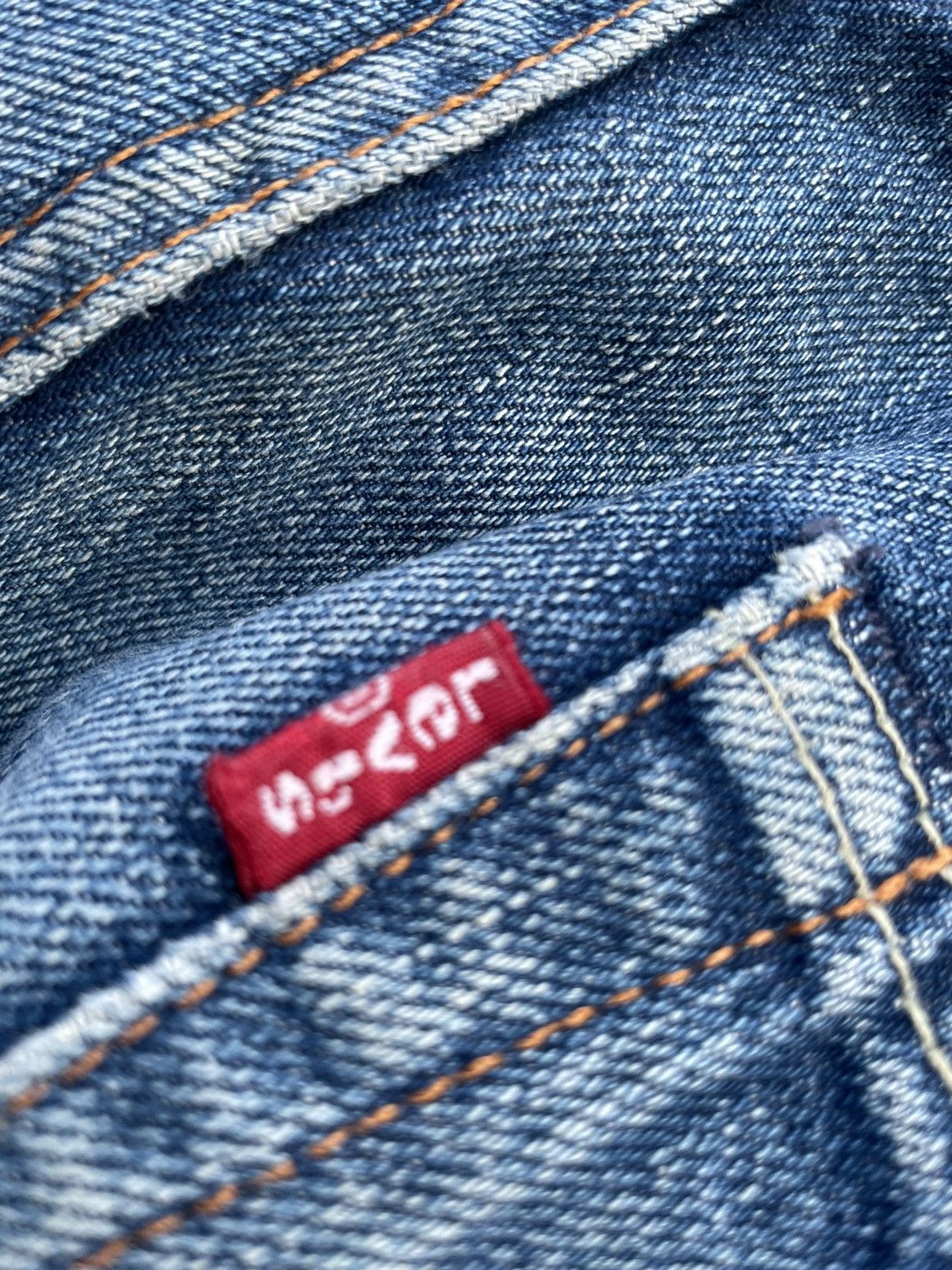 Levi's Made & Crafted × Levi's Vintage Clothing Levis 501e Redline Selvedge Aging Faded Distressed Denim Size US 34 / EU 50 - 16 Thumbnail