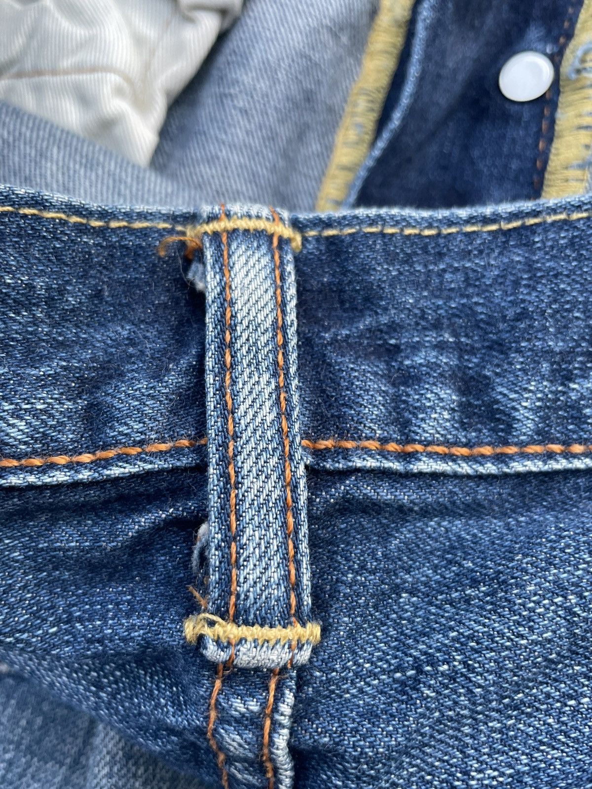 Levi's Made & Crafted × Levi's Vintage Clothing Levis 501e Redline Selvedge Aging Faded Distressed Denim Size US 34 / EU 50 - 15 Thumbnail