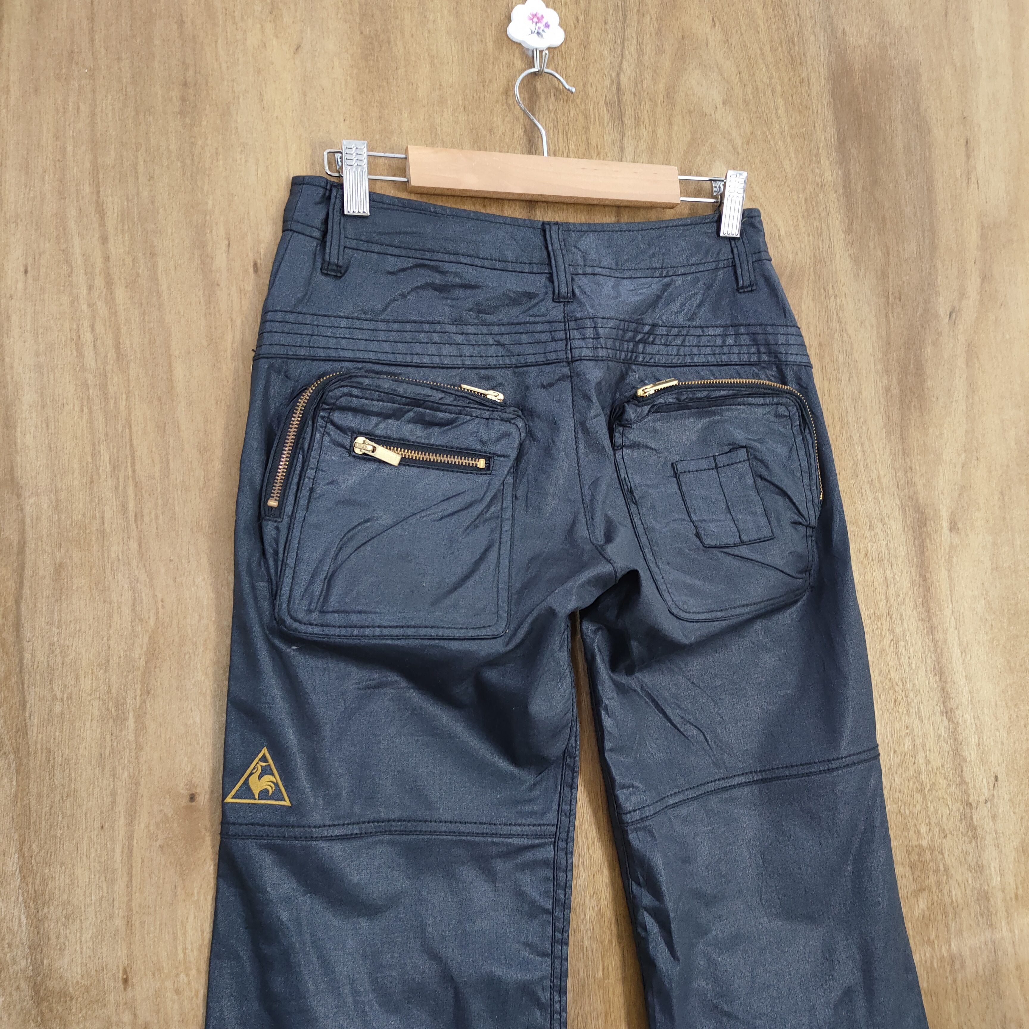 Le Coq Sportif LE COQ SPORTIF BLACK FLARE CARGO PANTS Size US 28 / EU 44 - 18 Thumbnail