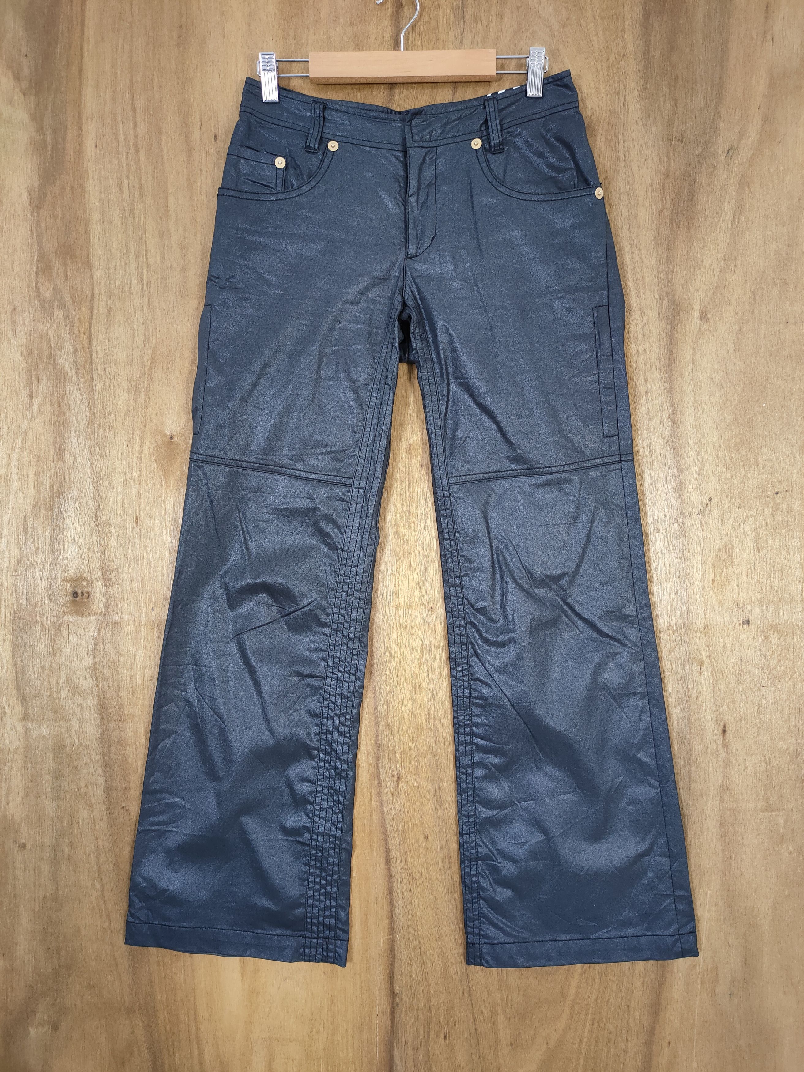 Le Coq Sportif LE COQ SPORTIF BLACK FLARE CARGO PANTS Size US 28 / EU 44 - 3 Thumbnail