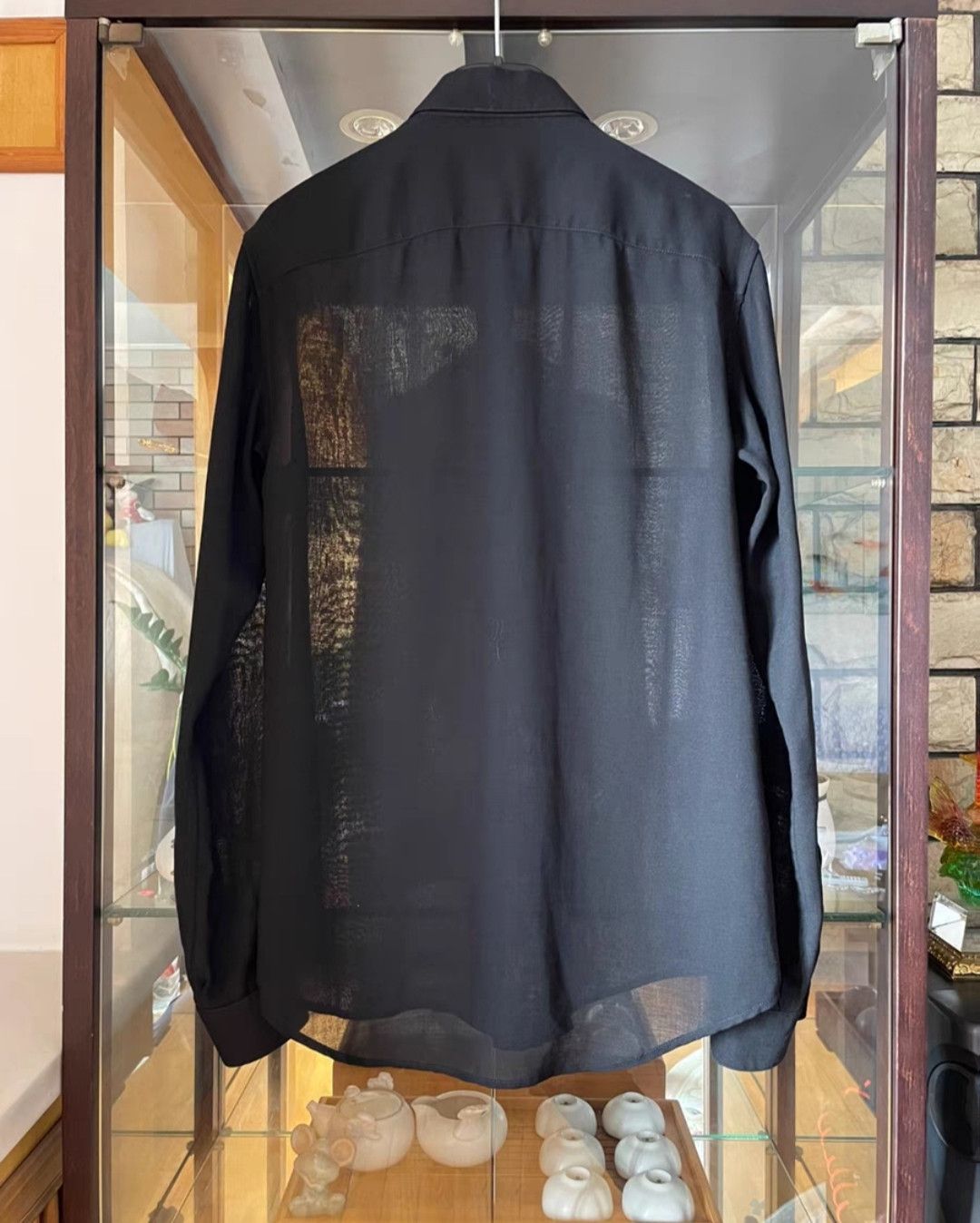 Yves Saint Laurent Saint Laurent Silk Shirt Size F36 Black Size XS / US 0-2 / IT 36-38 - 5 Thumbnail