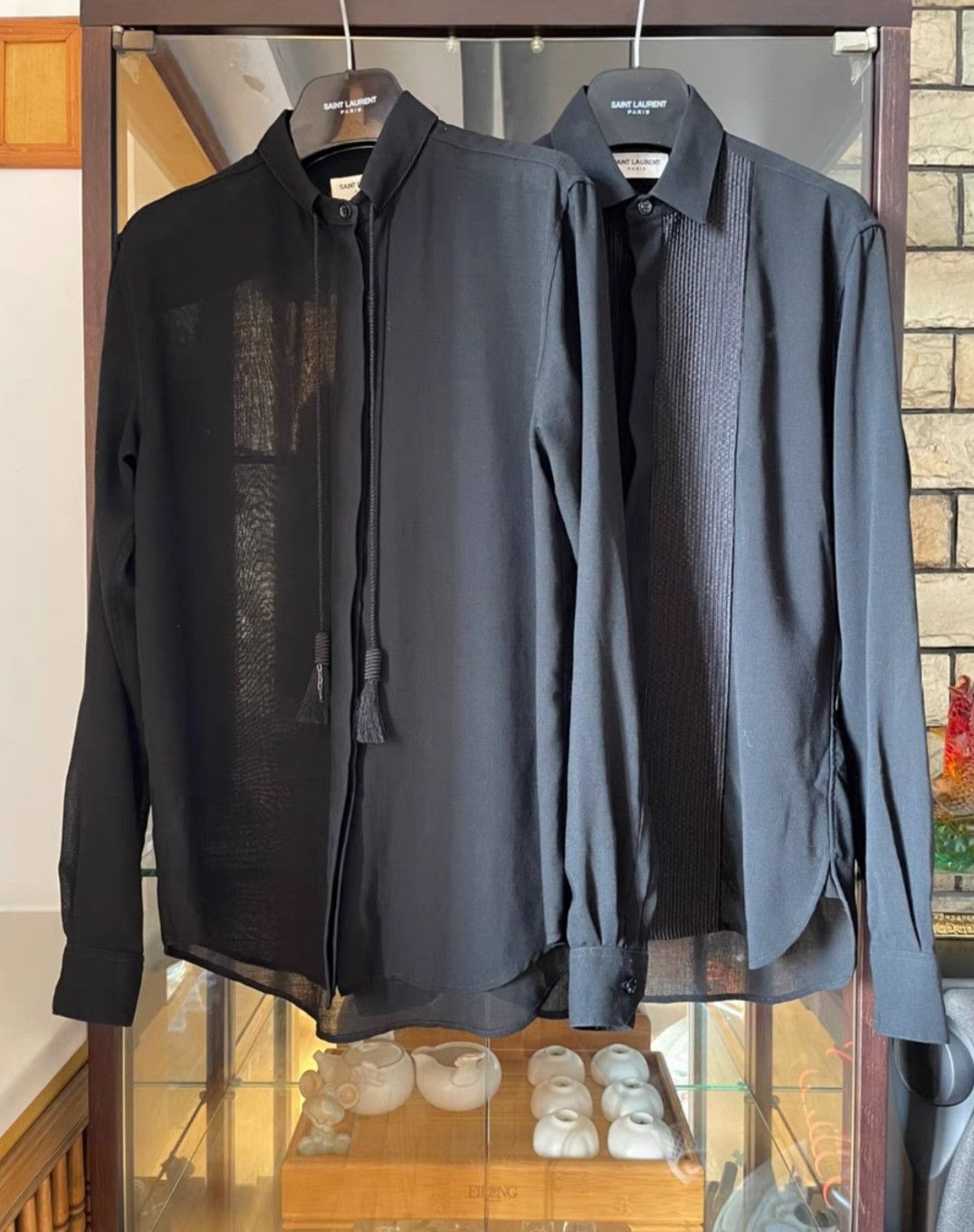 Yves Saint Laurent Saint Laurent Silk Shirt Size F36 Black Size XS / US 0-2 / IT 36-38 - 8 Thumbnail