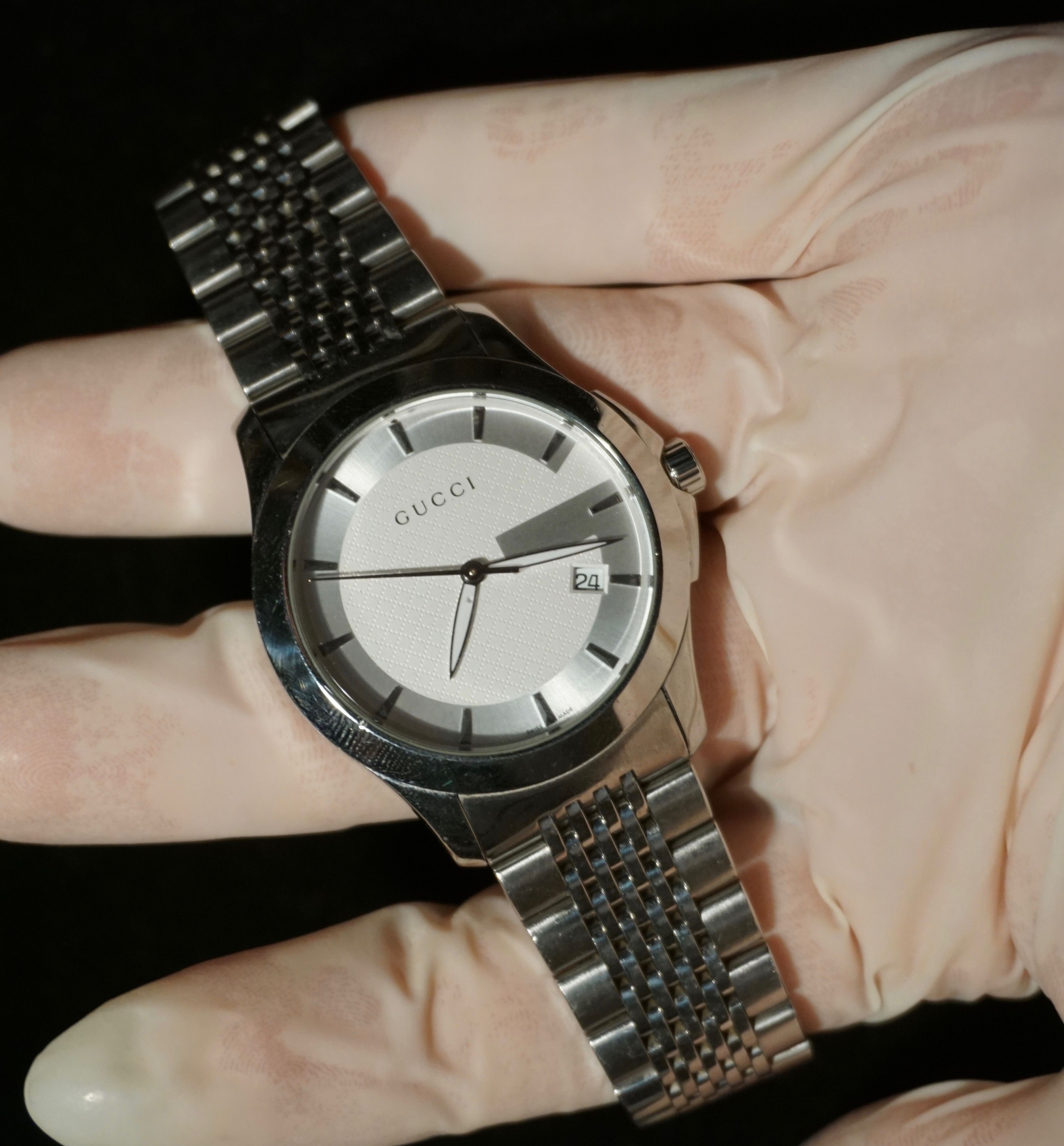 Gucci stainless steel G-Timeless Watch