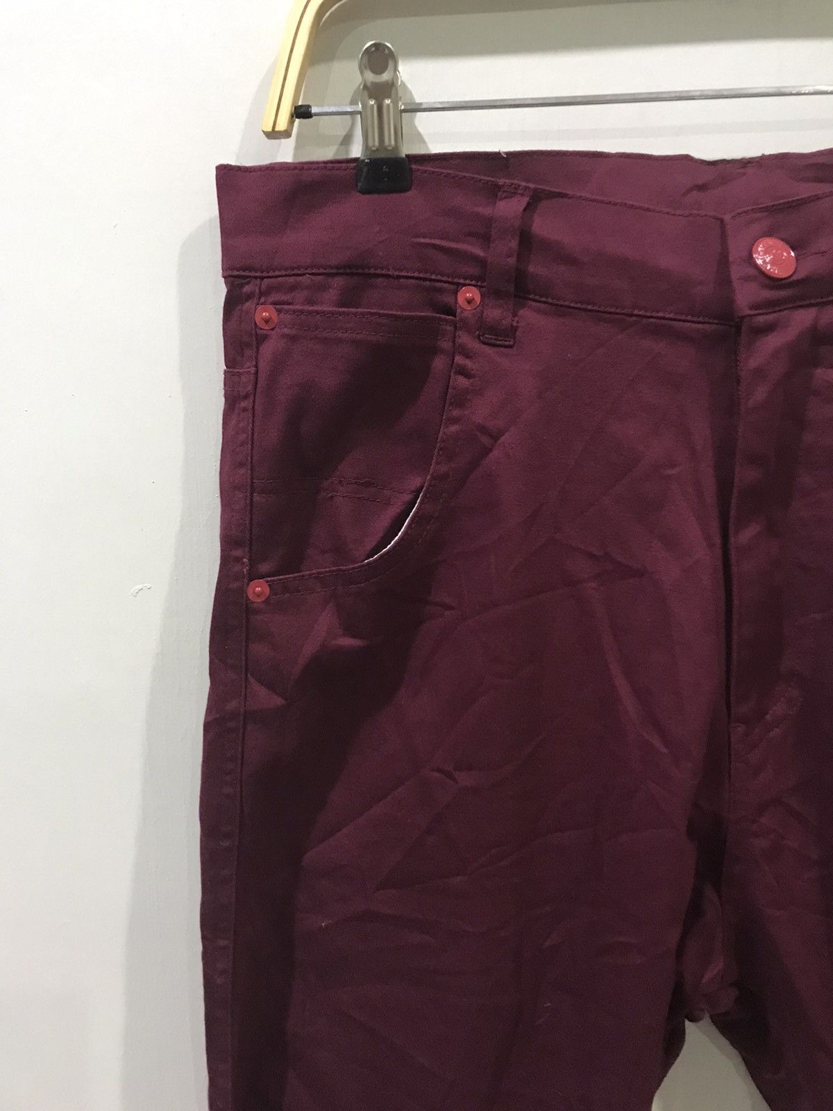 Designer × Japanese Brand UP! START Japan Big Smile Stretch Skinny Pant Size US 32 / EU 48 - 4 Thumbnail