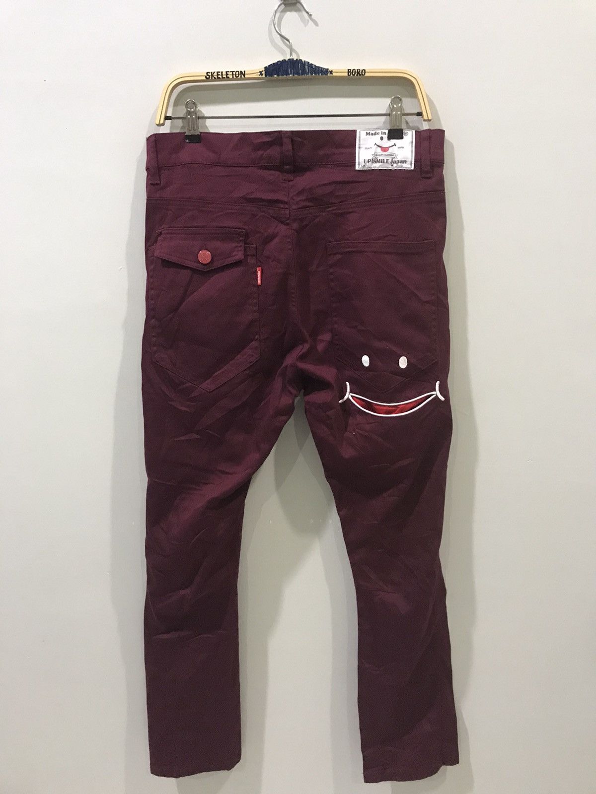 Designer × Japanese Brand UP! START Japan Big Smile Stretch Skinny Pant Size US 32 / EU 48 - 1 Thumbnail