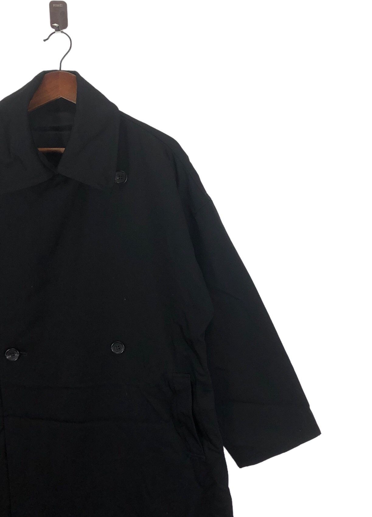 Yohji Yamamoto YOHJI YAMAMOTO + NOIR BLACK LONG COAT Size US L / EU 52-54 / 3 - 4 Thumbnail