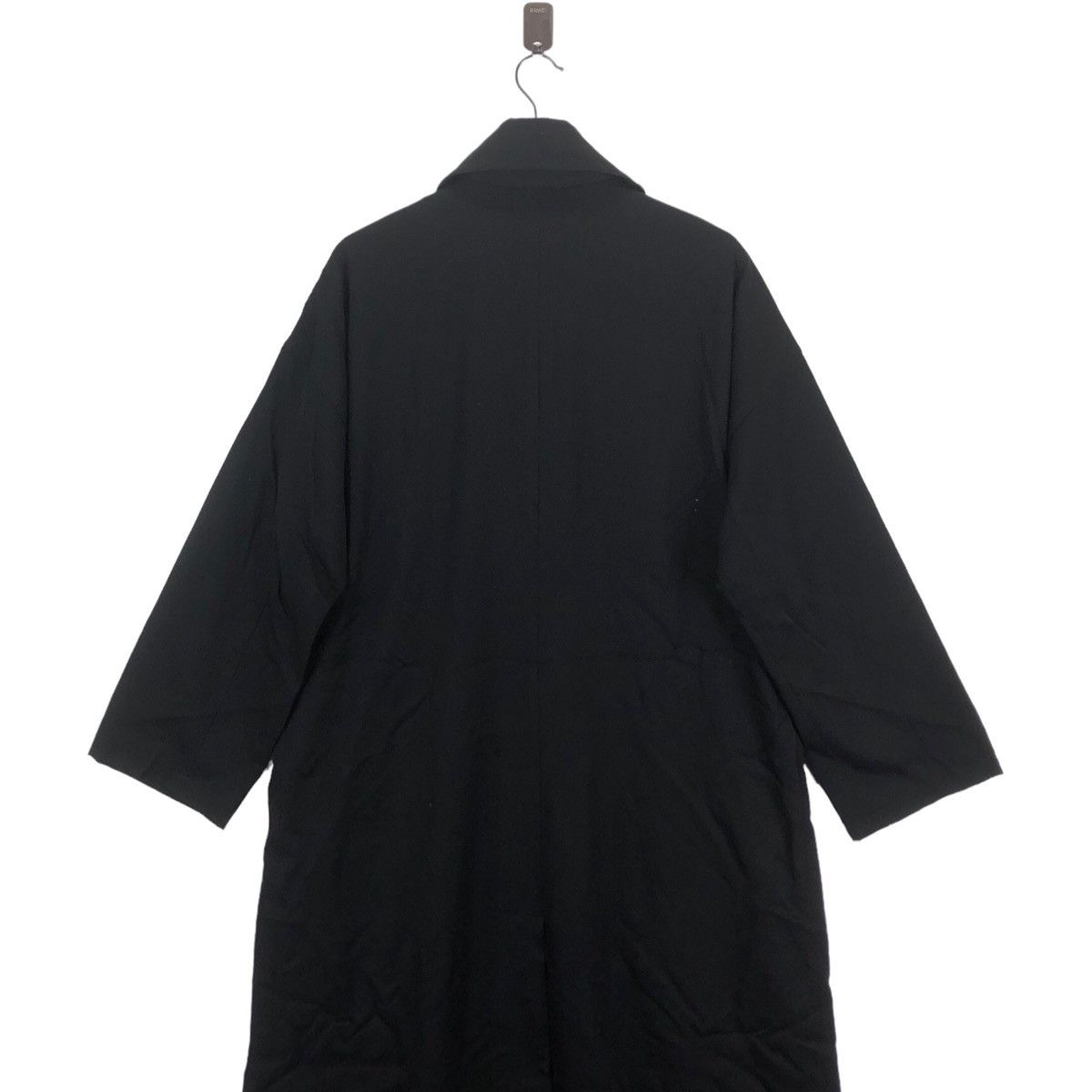 Yohji Yamamoto YOHJI YAMAMOTO + NOIR BLACK LONG COAT Size US L / EU 52-54 / 3 - 6 Thumbnail