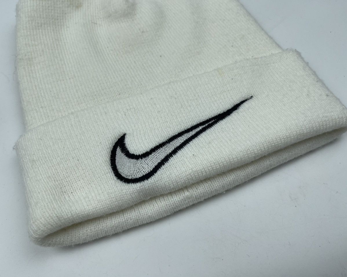 Nike × Vintage nike big logo beanie hat snow cap tg1 Size ONE SIZE - 3 Thumbnail