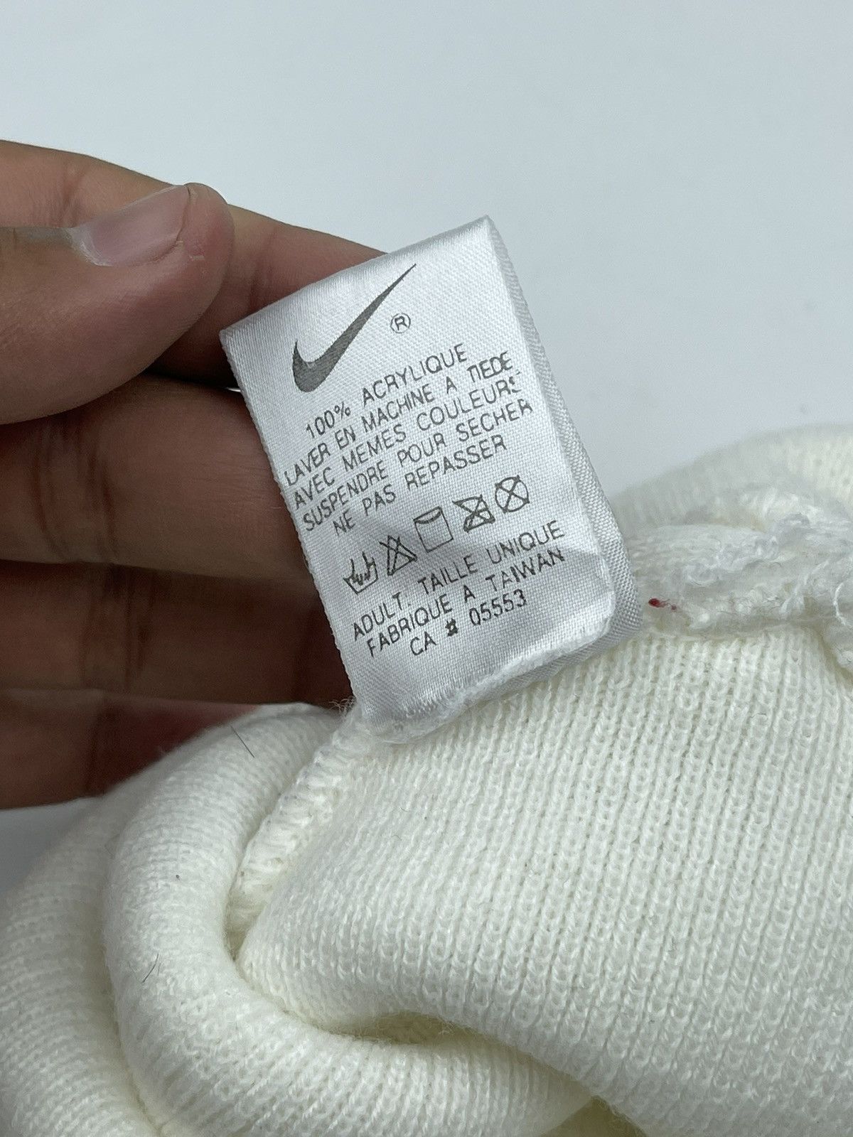 Nike × Vintage nike big logo beanie hat snow cap tg1 Size ONE SIZE - 6 Thumbnail