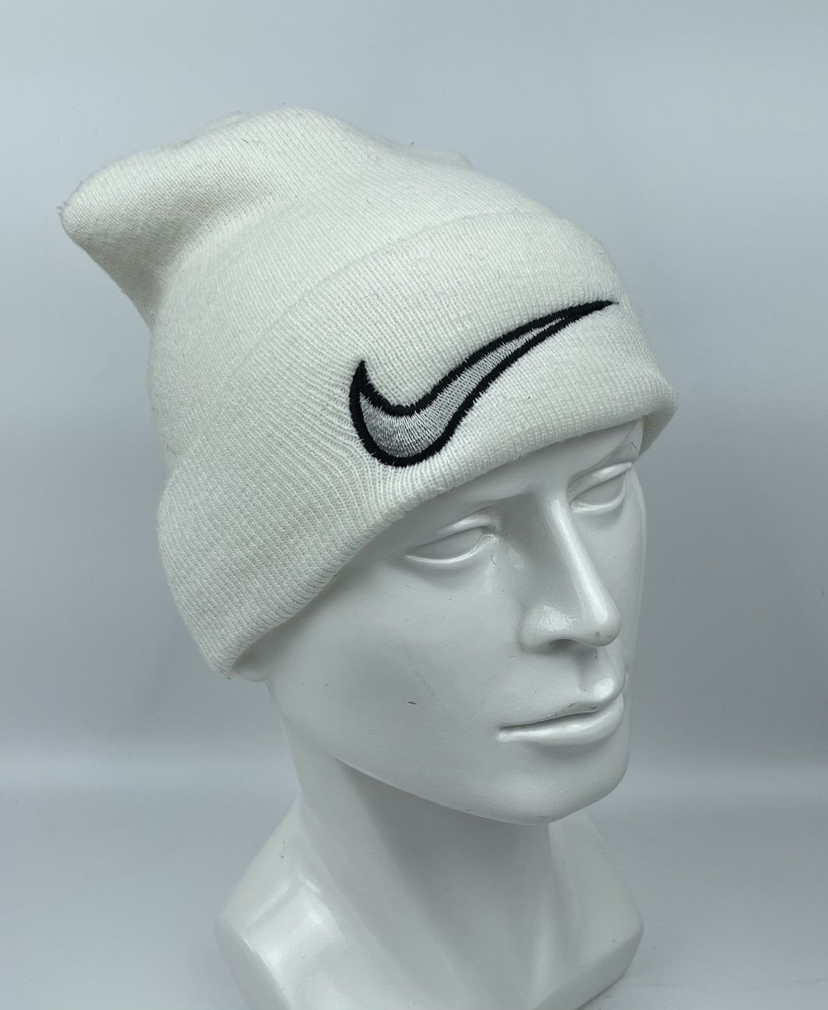 Nike × Vintage nike big logo beanie hat snow cap tg1 Size ONE SIZE - 1 Thumbnail