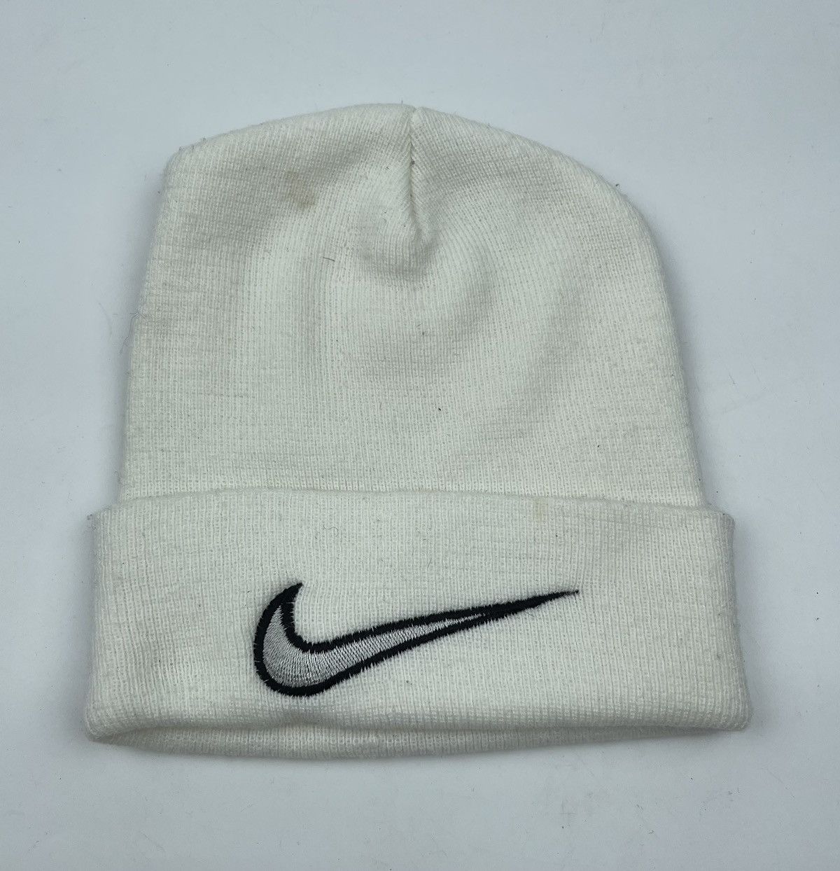 Nike × Vintage nike big logo beanie hat snow cap tg1 Size ONE SIZE - 2 Thumbnail