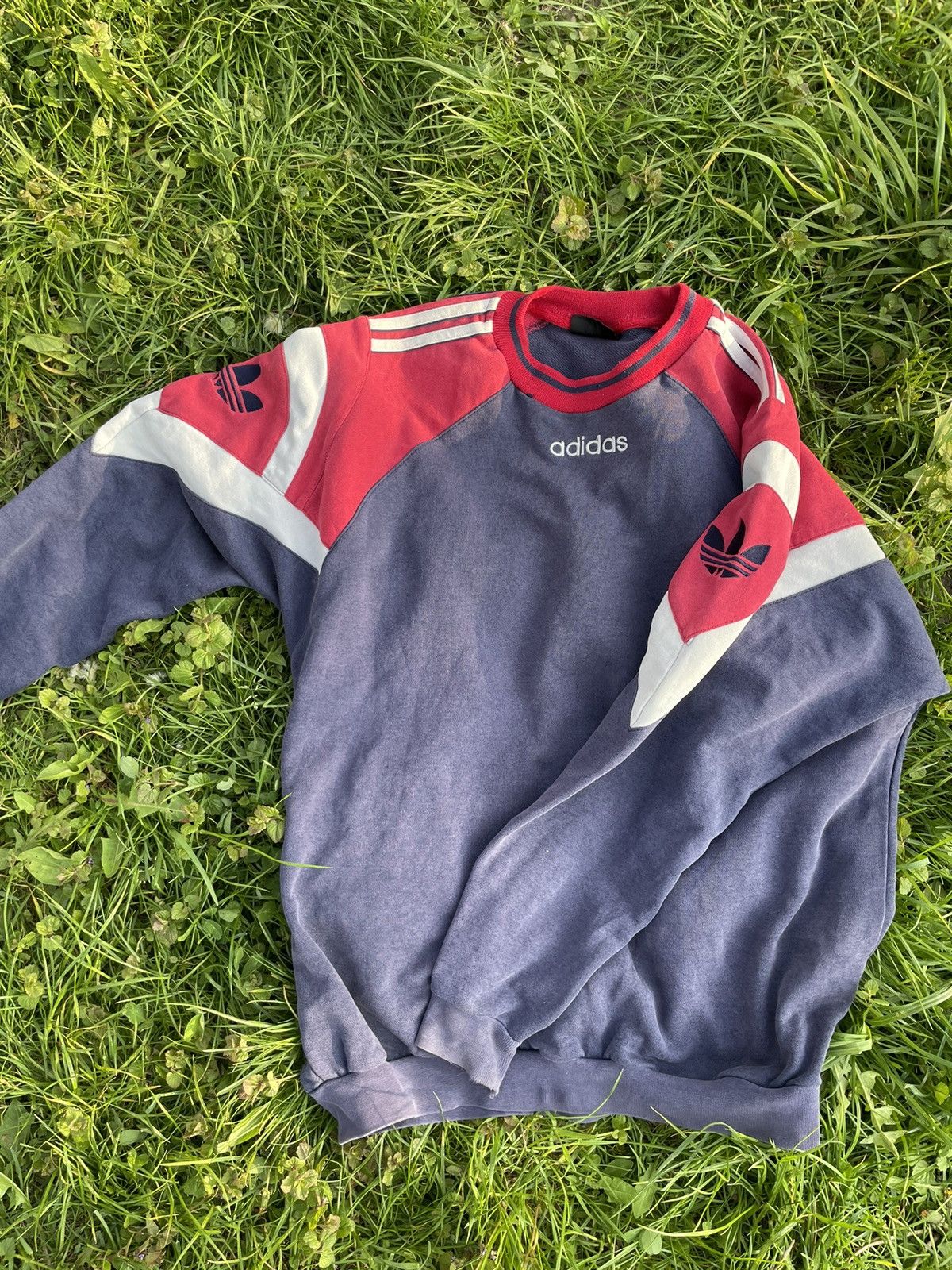 Adidas × Equipment × Vintage Adidas 80s Equipment Vintage Crewneck retro sweatshirt y2k Size US XL / EU 56 / 4 - 9 Thumbnail