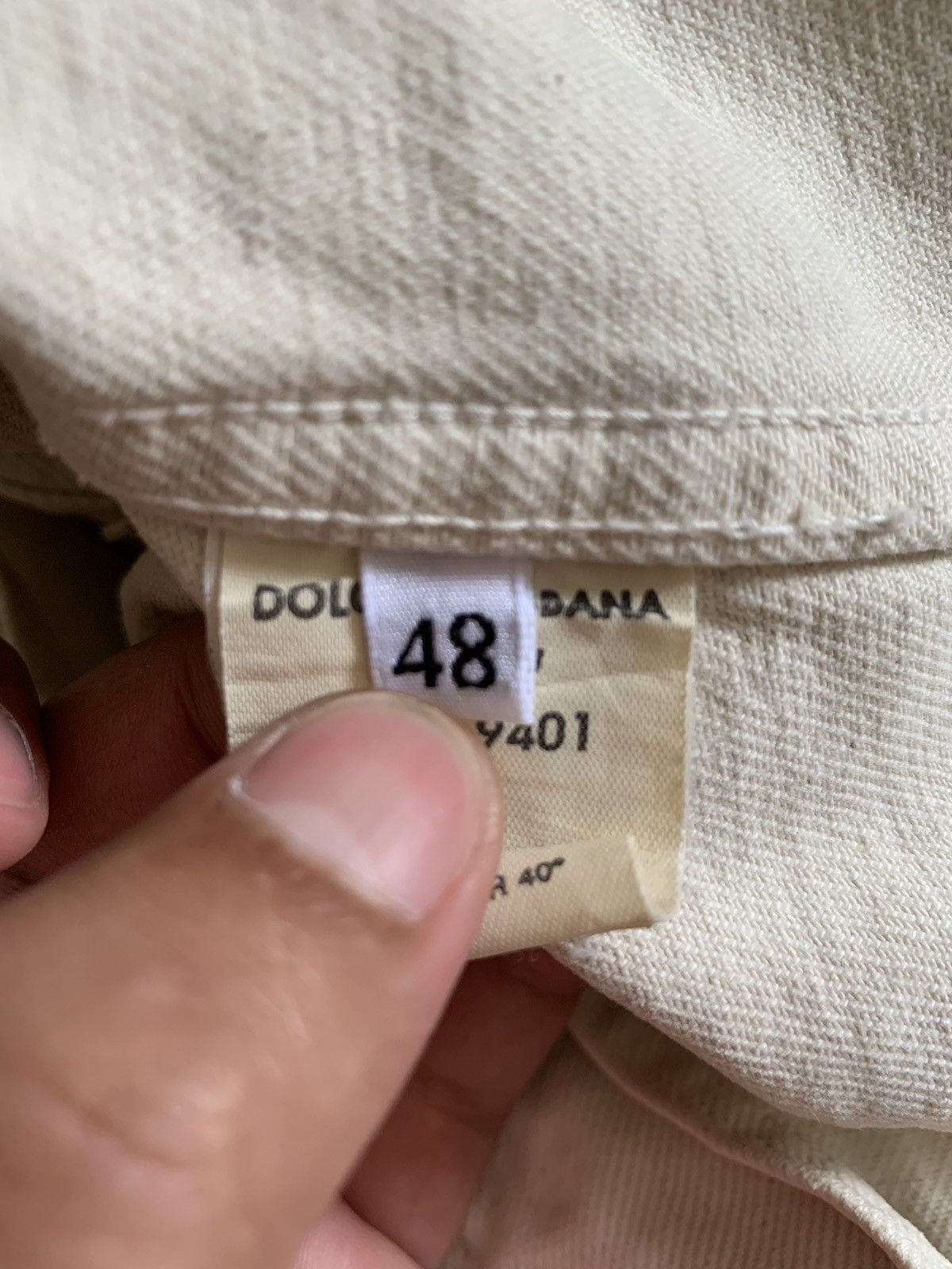 Dolce & Gabbana × If Six Was Nine Dolce & Gabbana D&G Trucker Jacket Made In Italy Size US S / EU 44-46 / 1 - 8 Thumbnail