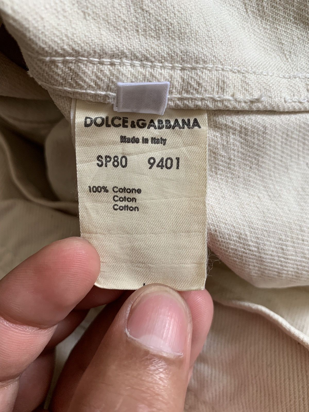 Dolce & Gabbana × If Six Was Nine Dolce & Gabbana D&G Trucker Jacket Made In Italy Size US S / EU 44-46 / 1 - 9 Thumbnail