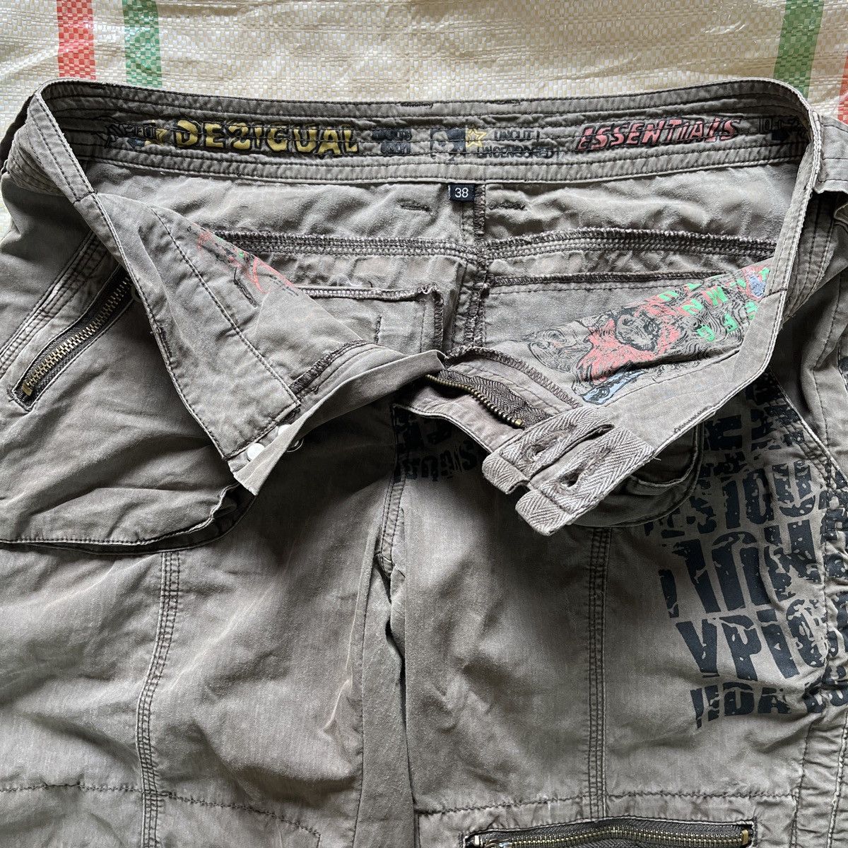 Desigual × If Six Was Nine × Voodoo Tactical Tactical Bondage Desigual Multipockets Cargo Pants Deaigner Size US 30 / EU 46 - 22 Thumbnail