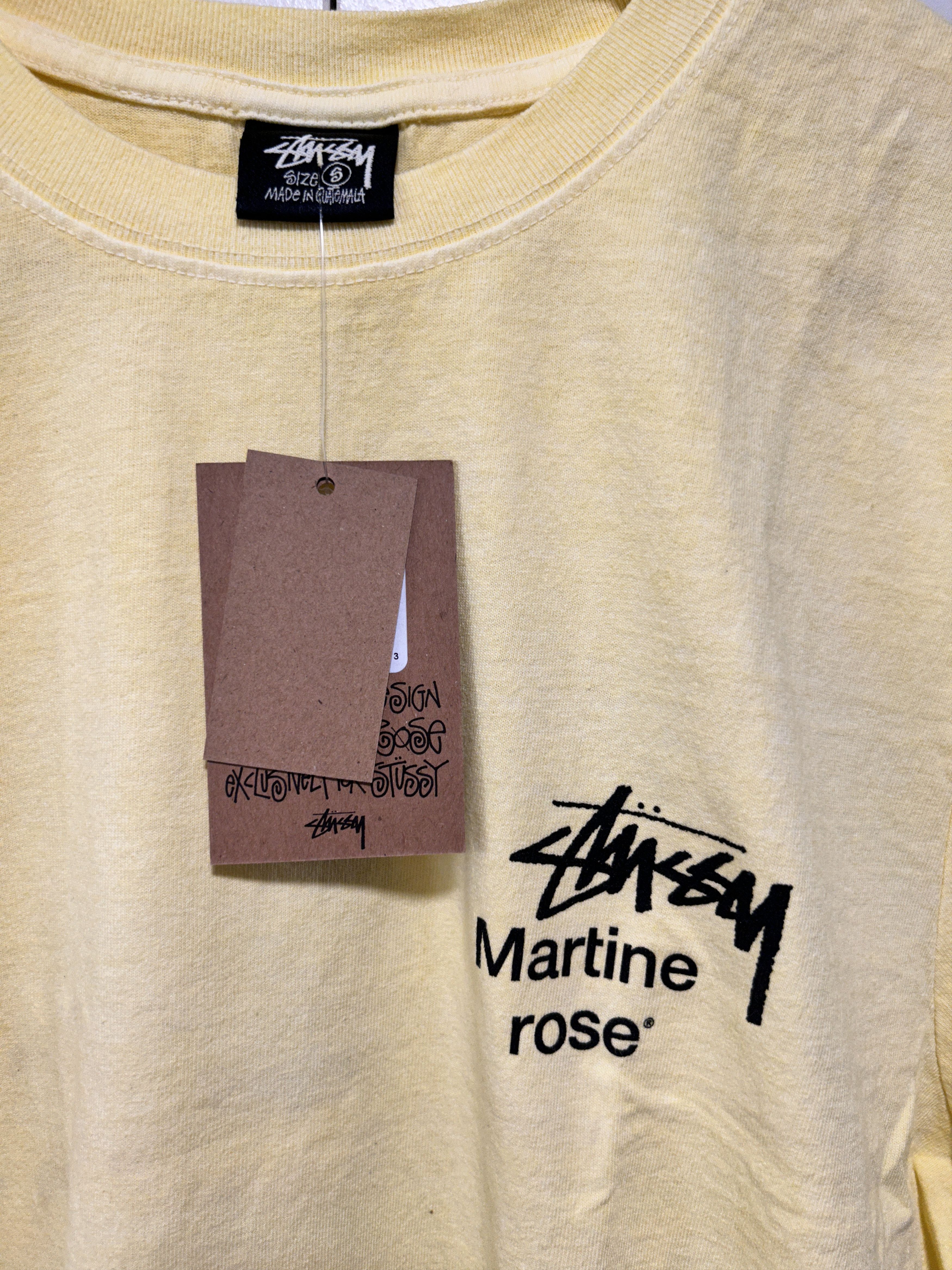Martine Rose × Stussy STÜSSY & MARTINE ROSE COLLAGE PIGMENT DYED TEE Size US S / EU 44-46 / 1 - 3 Thumbnail