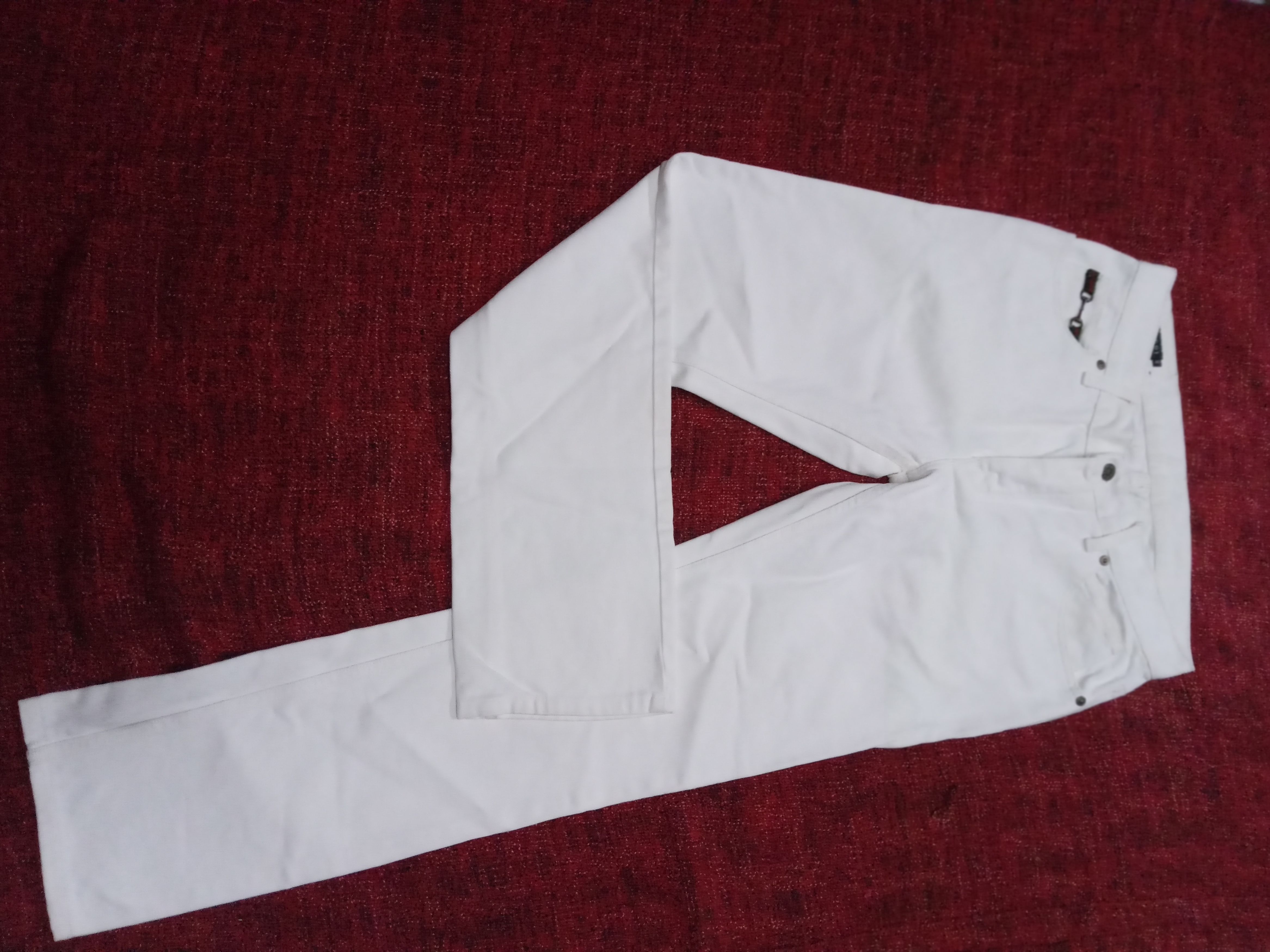 image of Avant Garde x Gucci Vintage Gucci White Denim Balenciaga Moncler Lv, Men's (Size 31)