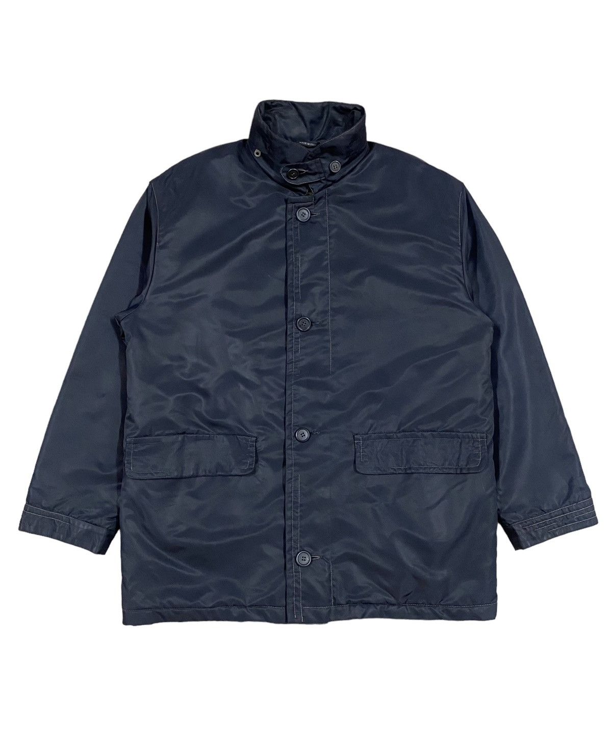 Vtg🔥Ysl Pour Homme Quilted Waterproof Jacket Made In Italy