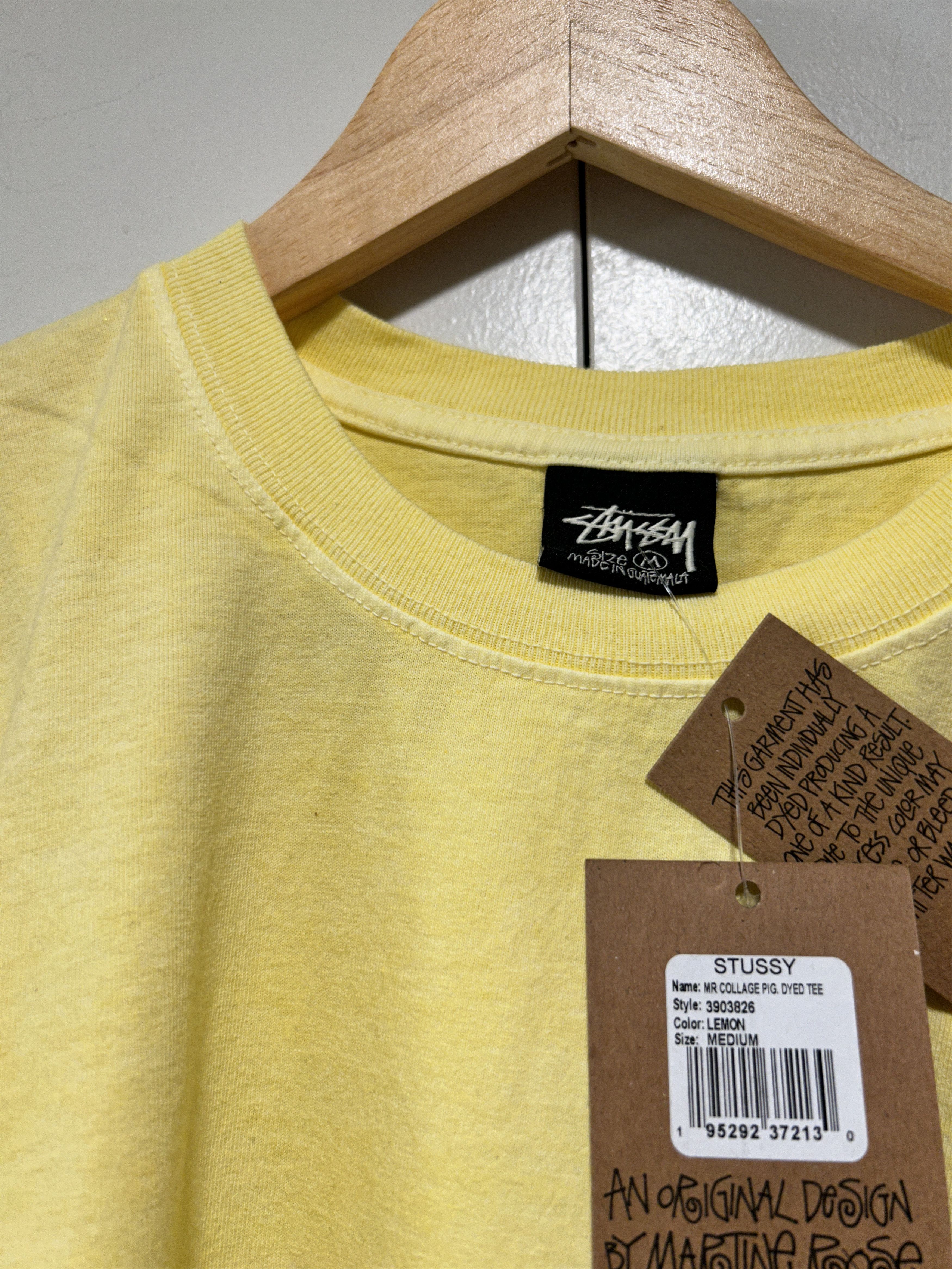 Martine Rose × Stussy STÜSSY & MARTINE ROSE COLLAGE PIGMENT DYED TEE Size US M / EU 48-50 / 2 - 4 Thumbnail