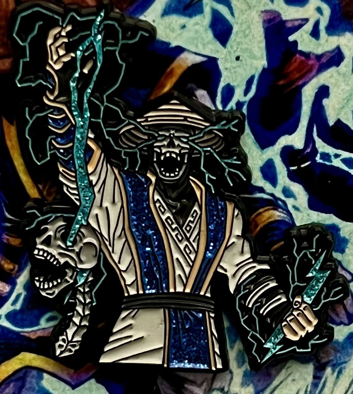 Tony Brimz Raiden Pin (GLOWS store IN THE DARK)