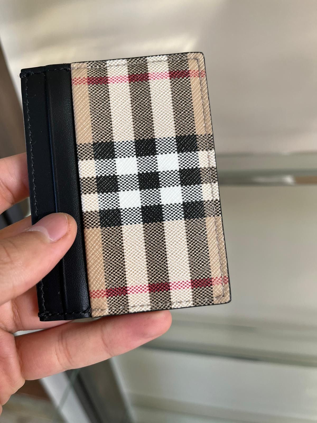 Burberry Sandon Logo Card Holder in Archival Beige Size ONE SIZE - 11 Thumbnail