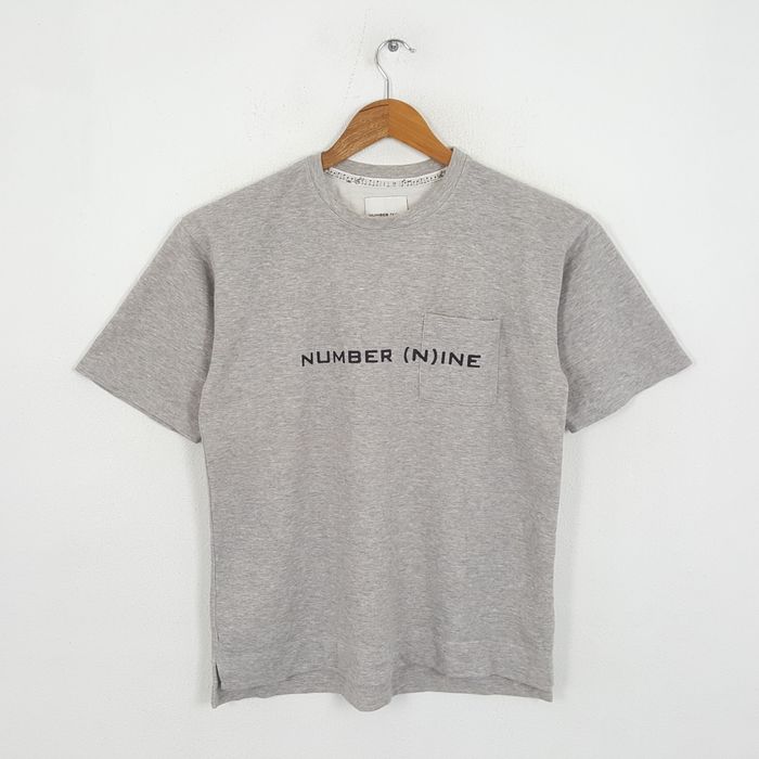 Vintage Vintage NUMBER NINE Japanese Brand Pocket Design T-Shirts