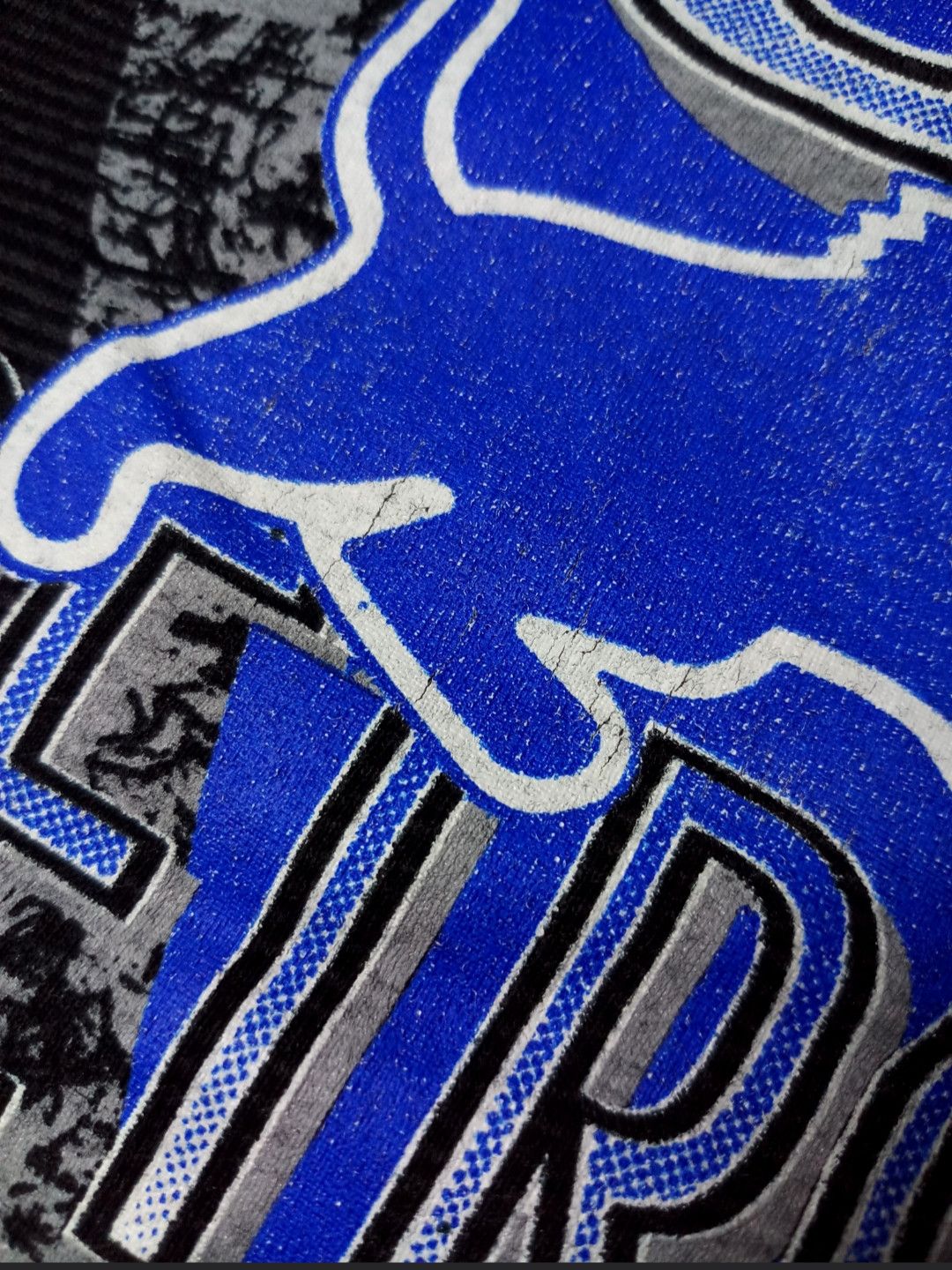 NFL Vintage Detroit Lions Pinstripe T-Shirt Jahmyr Gibbs Size US XL / EU 56 / 4 - 2 Thumbnail