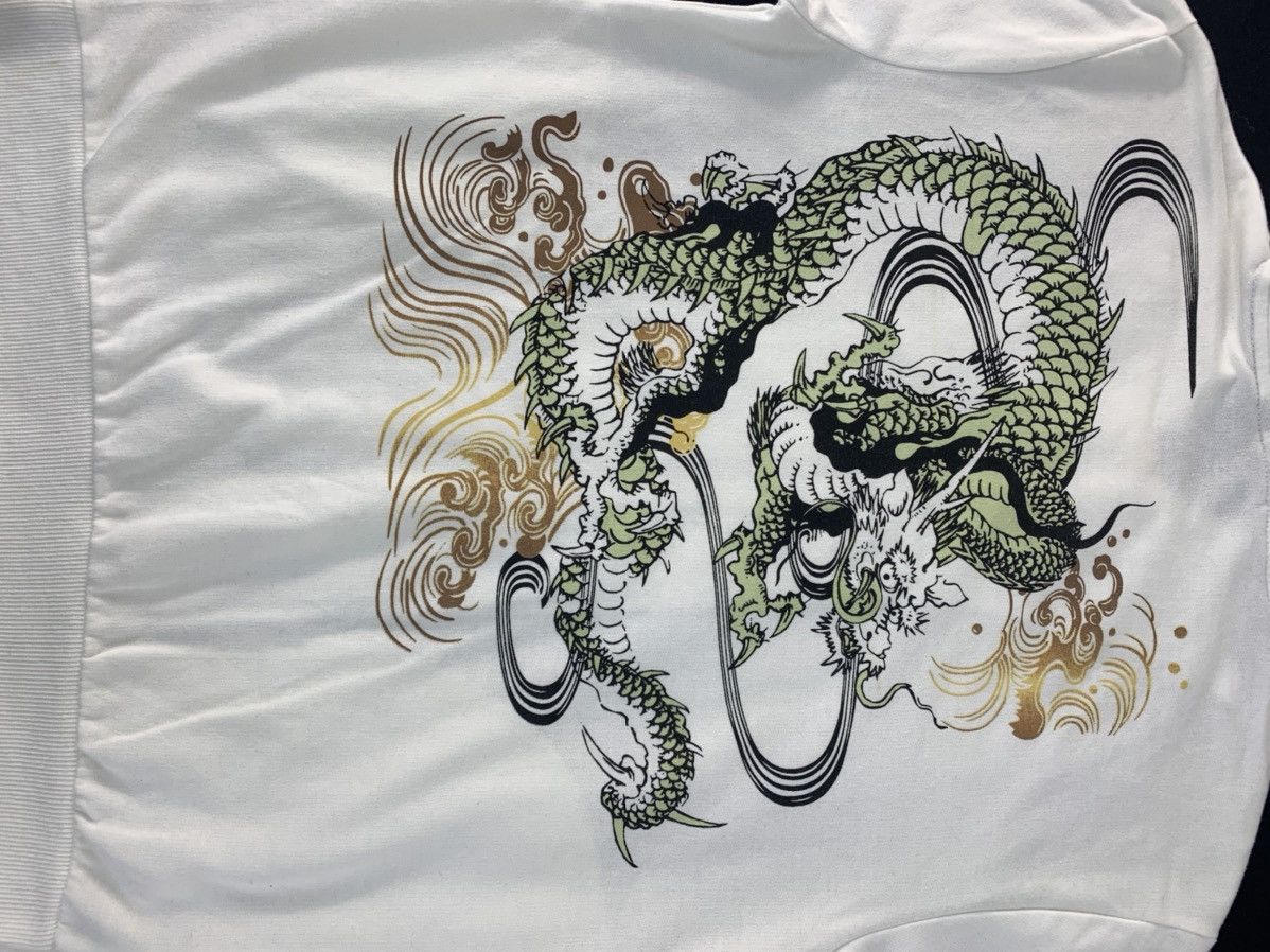 Japanese Brand 90s Japanese Brand Sukajan Dragon Big Logo Printed Hoodies Size US S / EU 44-46 / 1 - 6 Thumbnail