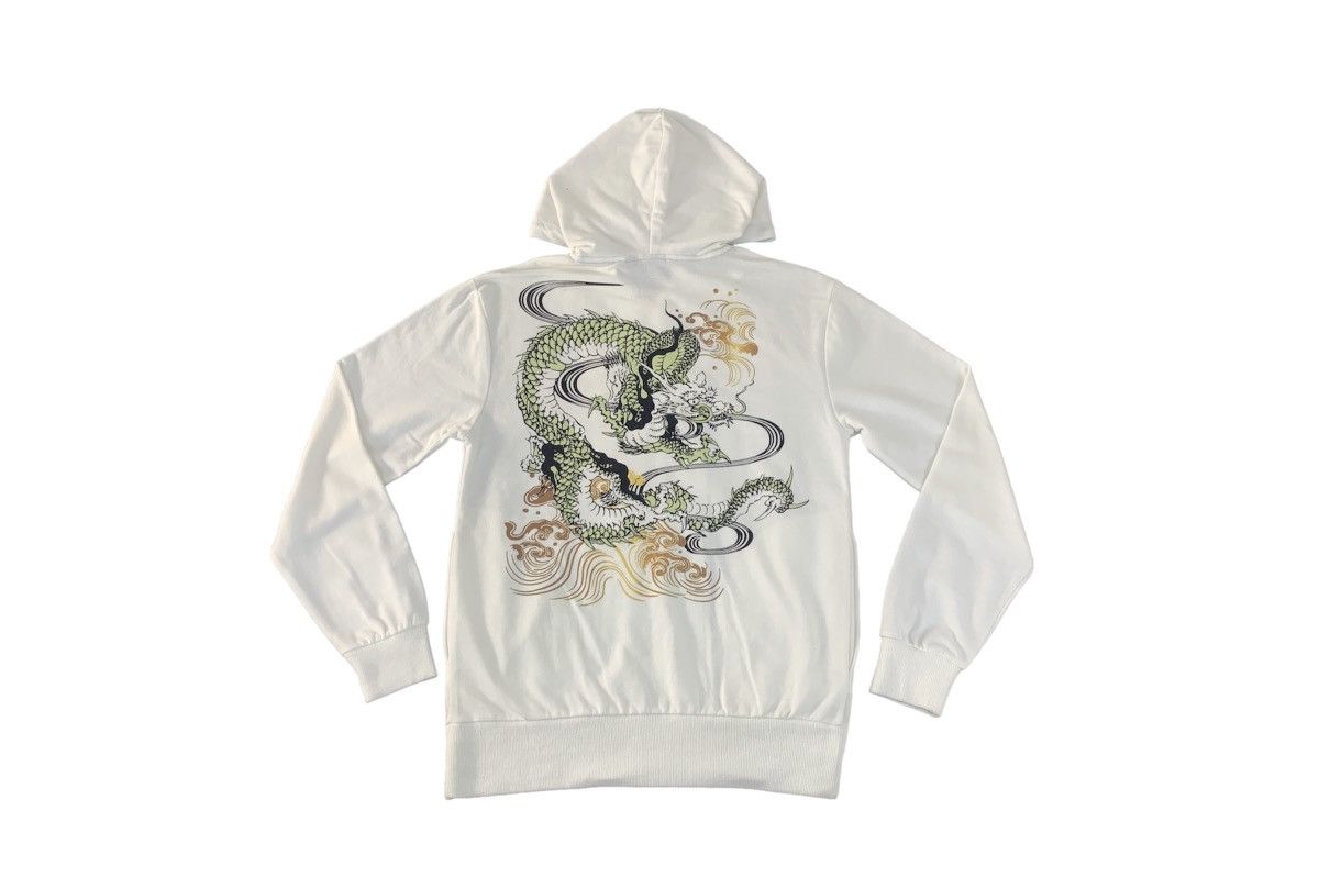 Japanese Brand 90s Japanese Brand Sukajan Dragon Big Logo Printed Hoodies Size US S / EU 44-46 / 1 - 1 Thumbnail